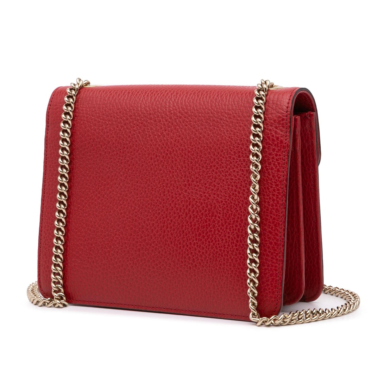 Gucci Dollar Interlocking G Calf Calfskin Red Small Crossbody Bag Crossbody 6