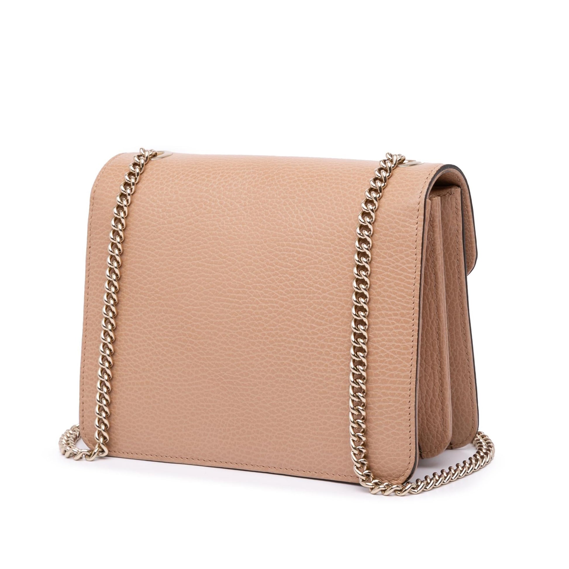 Gucci Dollar Interlocking G Calf Calfskin Brown Small Crossbody Bag Crossbody 9