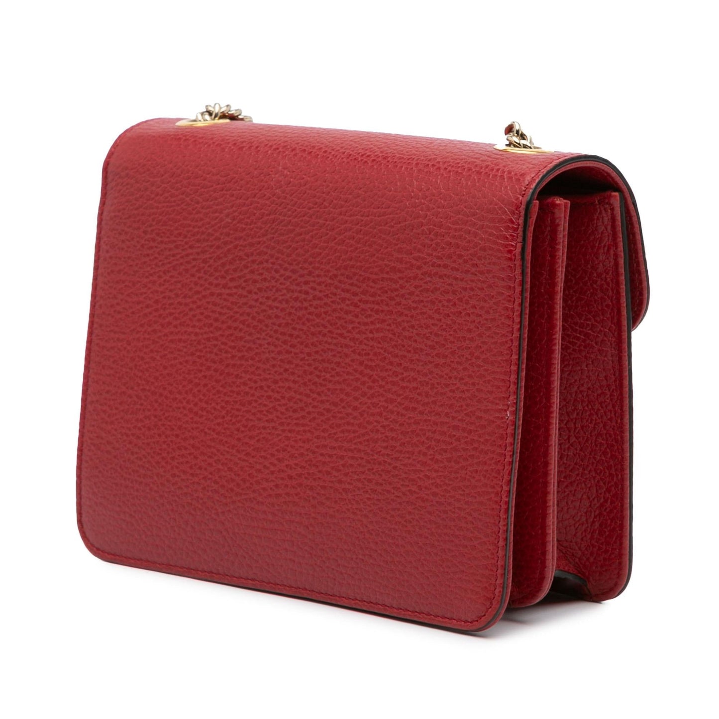 Gucci Dollar Interlocking G Calf Calfskin Red Small Crossbody Bag Crossbody 23