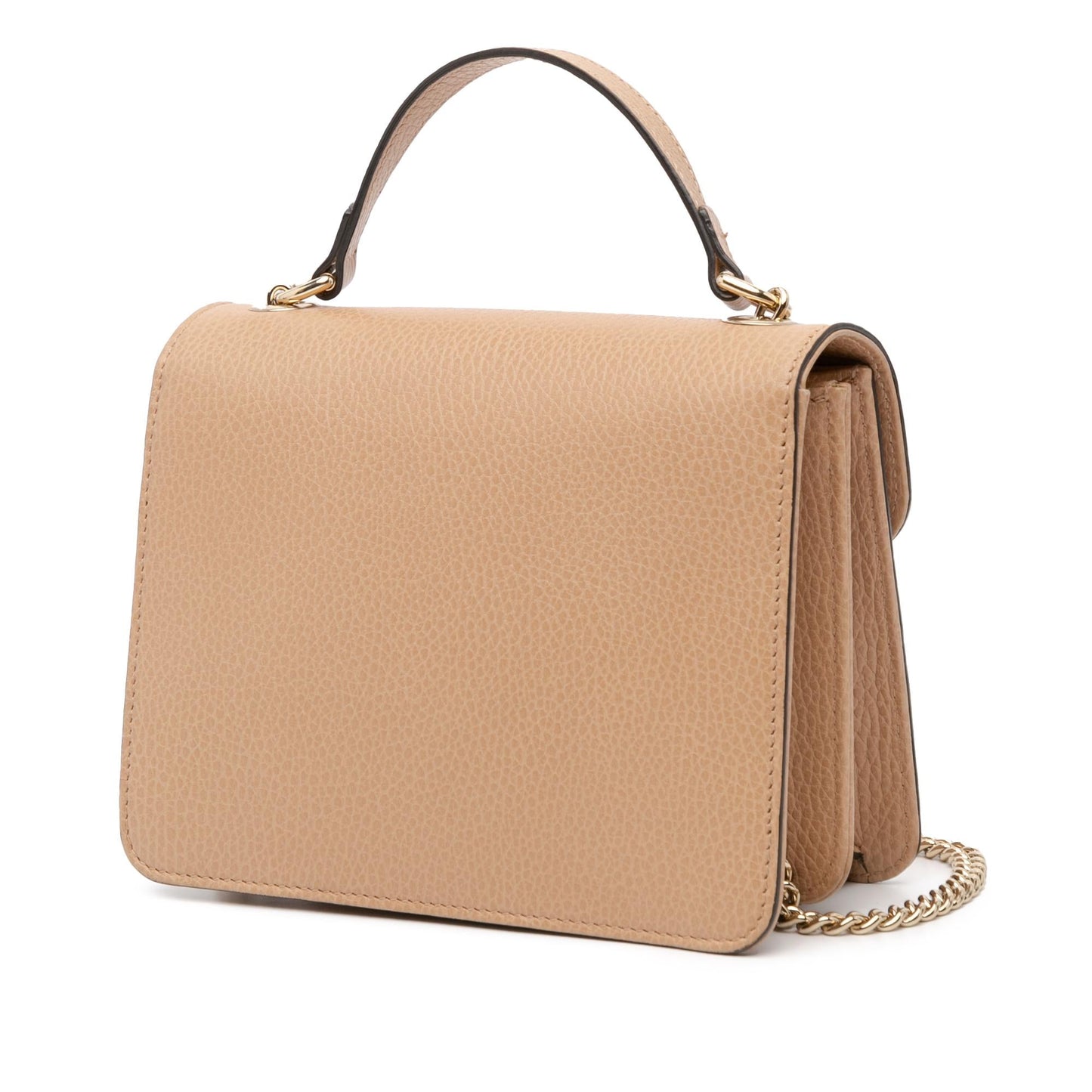 Gucci Dollar Interlocking G Calf Calfskin Brown Small Crossbody Bag Crossbody 22