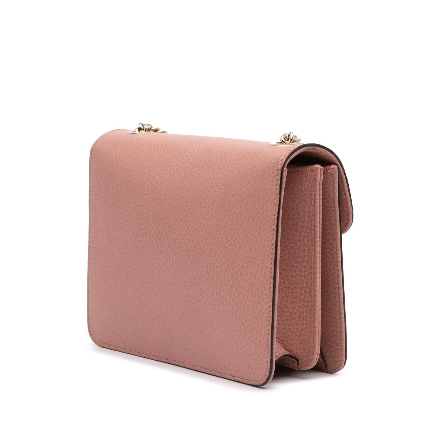 Gucci Dollar Interlocking G Calf Calfskin Pink Small Crossbody Bag