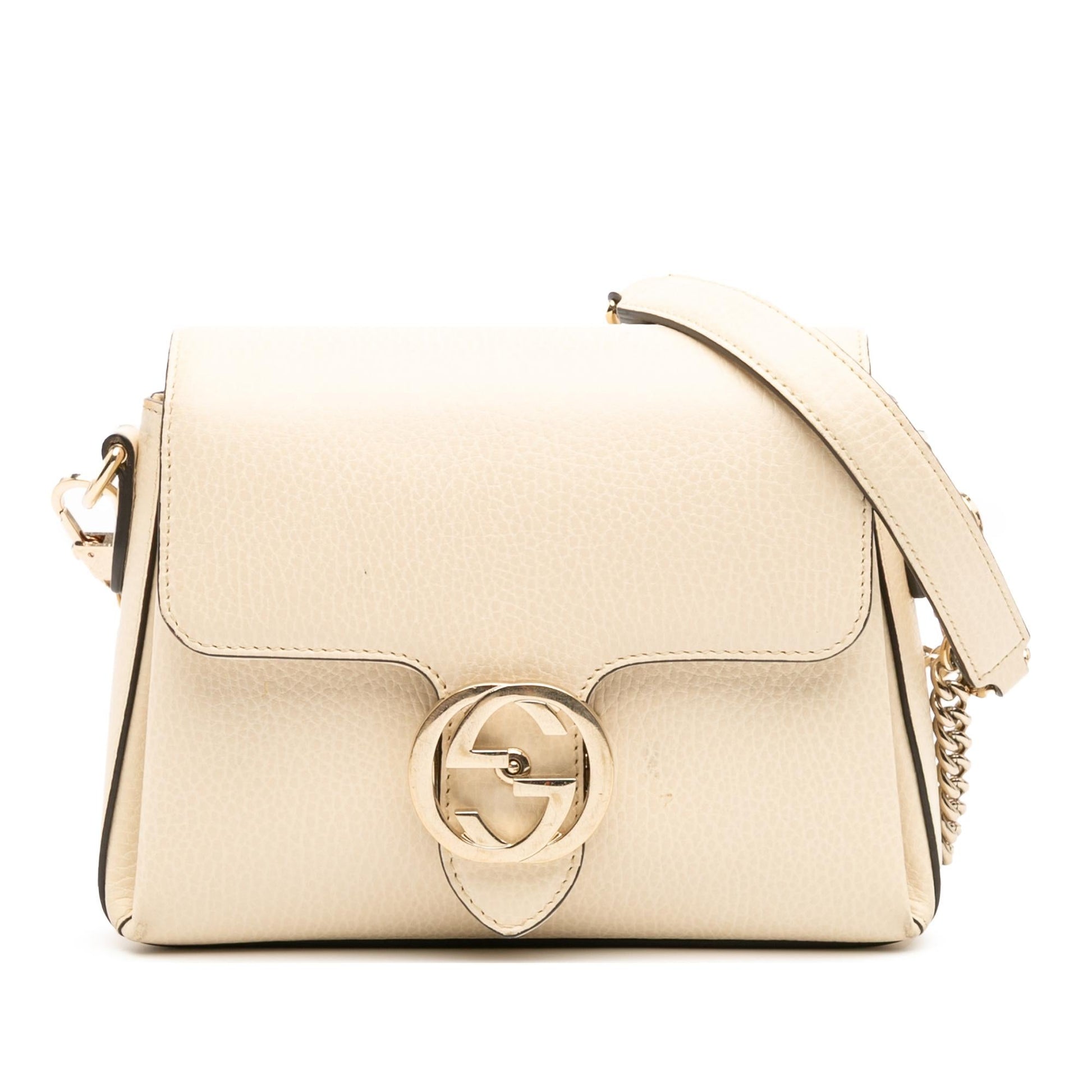 Gucci Dollar Interlocking G Calfskin Small Crossbody Bag Crossbody 63