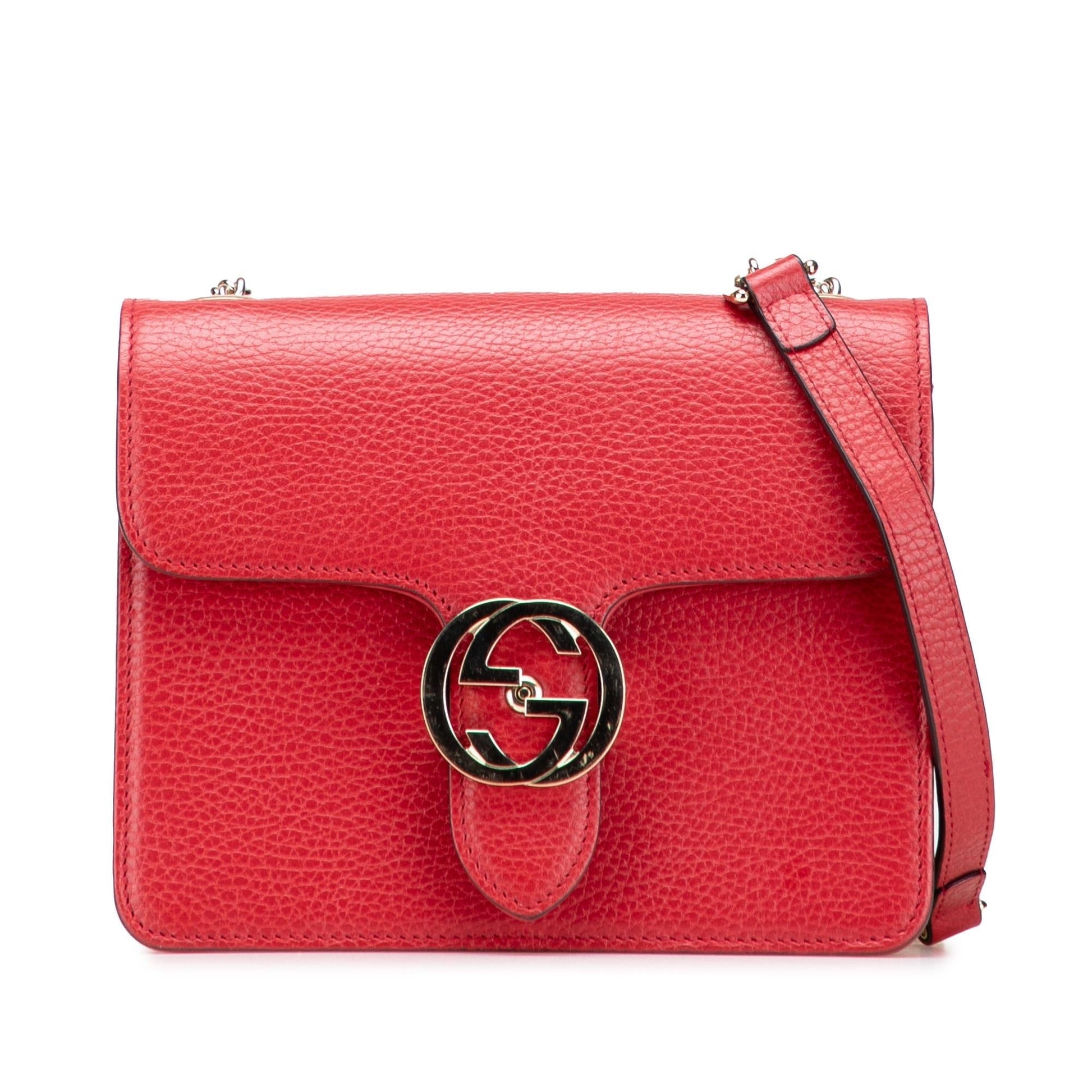 Gucci Dollar Interlocking G Calfskin Small Crossbody Bag Crossbody 62