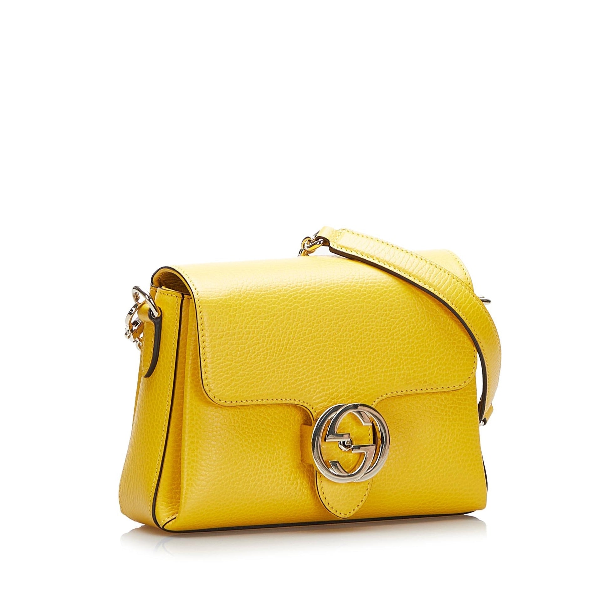 Gucci Dollar Interlocking G SHG-1mBAqe Calf Small Crossbody Bag