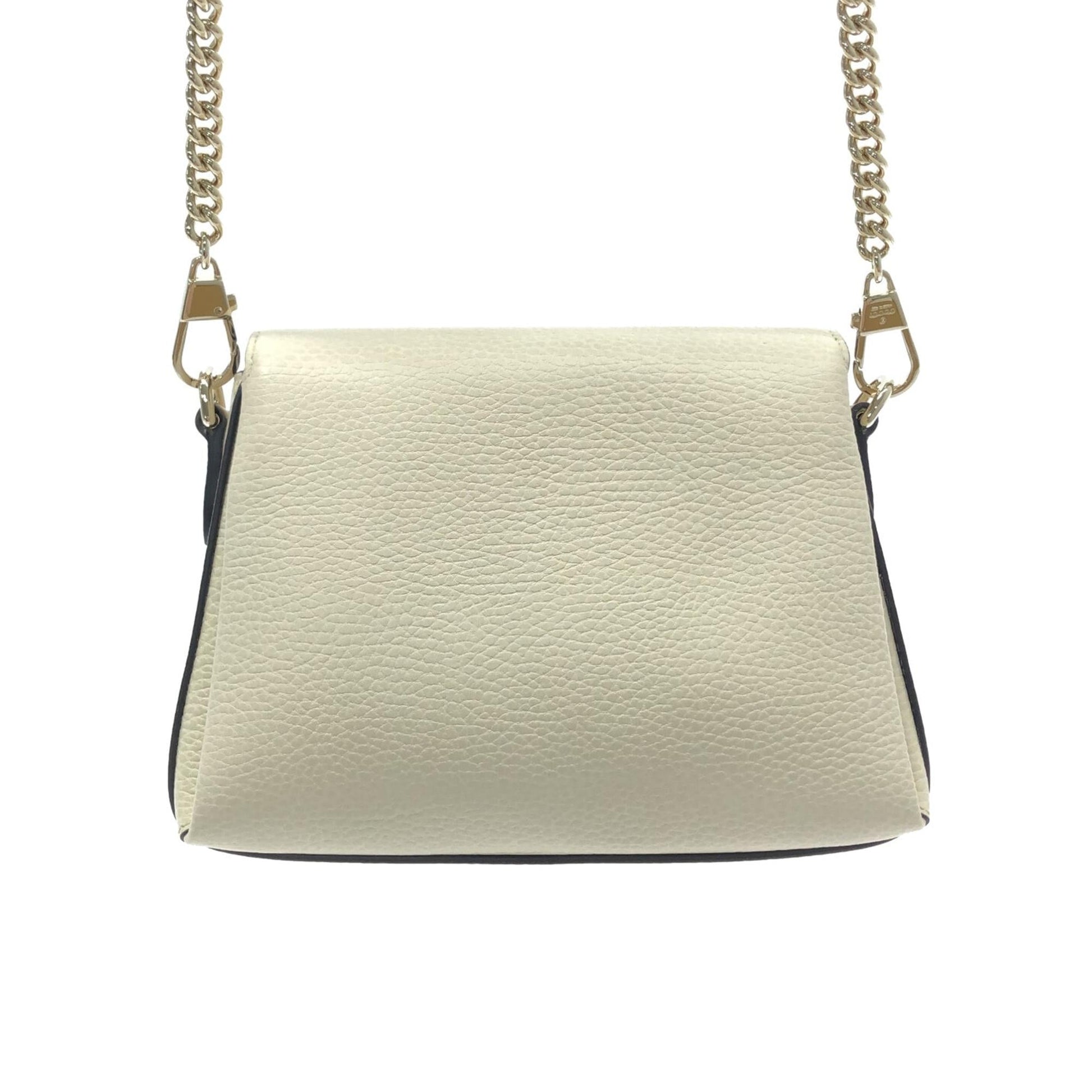 Gucci Dollar Interlocking G SHG-5FIvLD Calf White Small Crossbody Bag