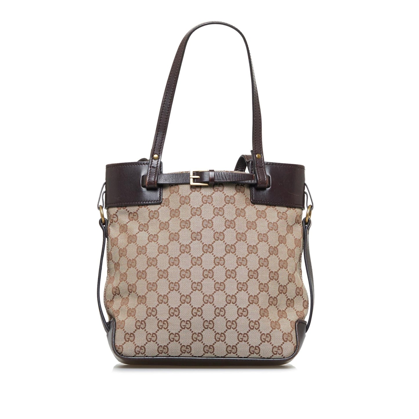 Gucci GG Belt SHG-Ri4jER Canvas Brown Small Accessory