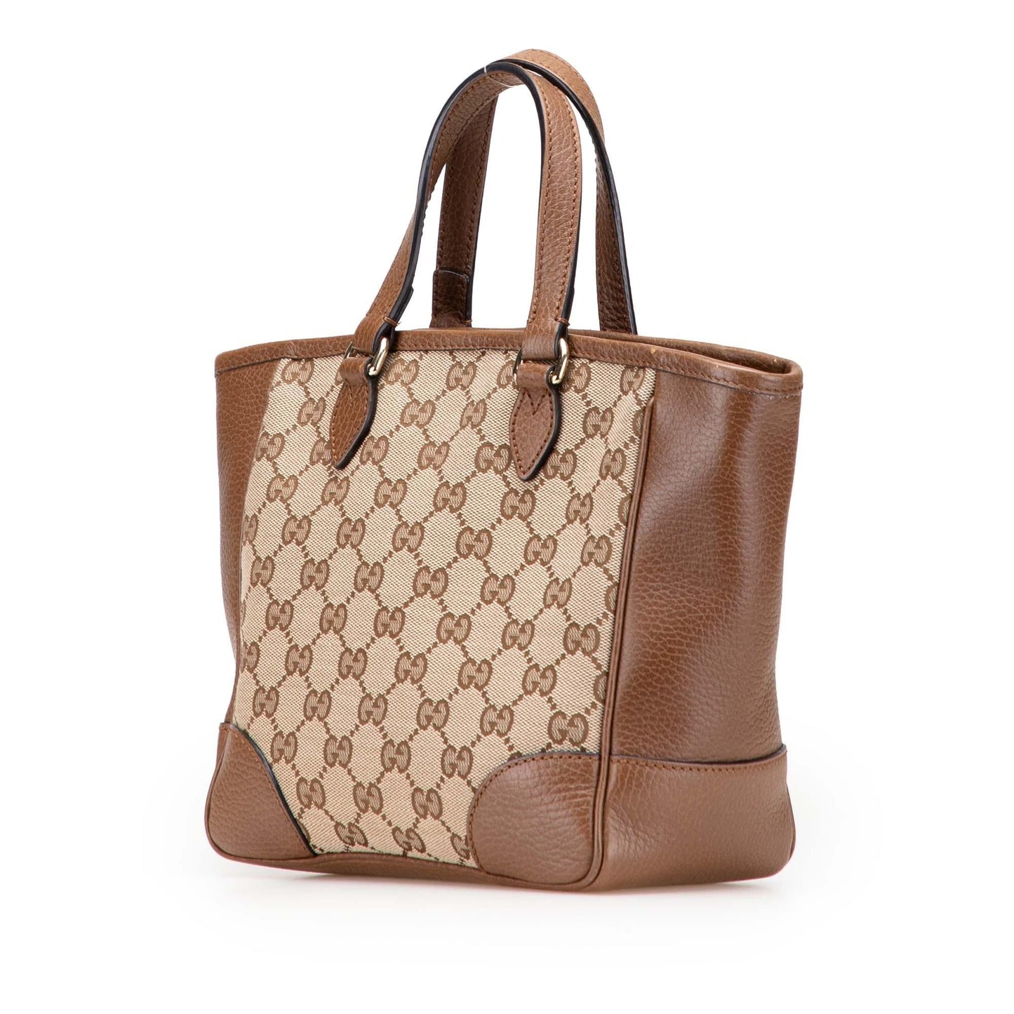 Gucci GG Bree Canvas Small Travel Bag Satchel 13