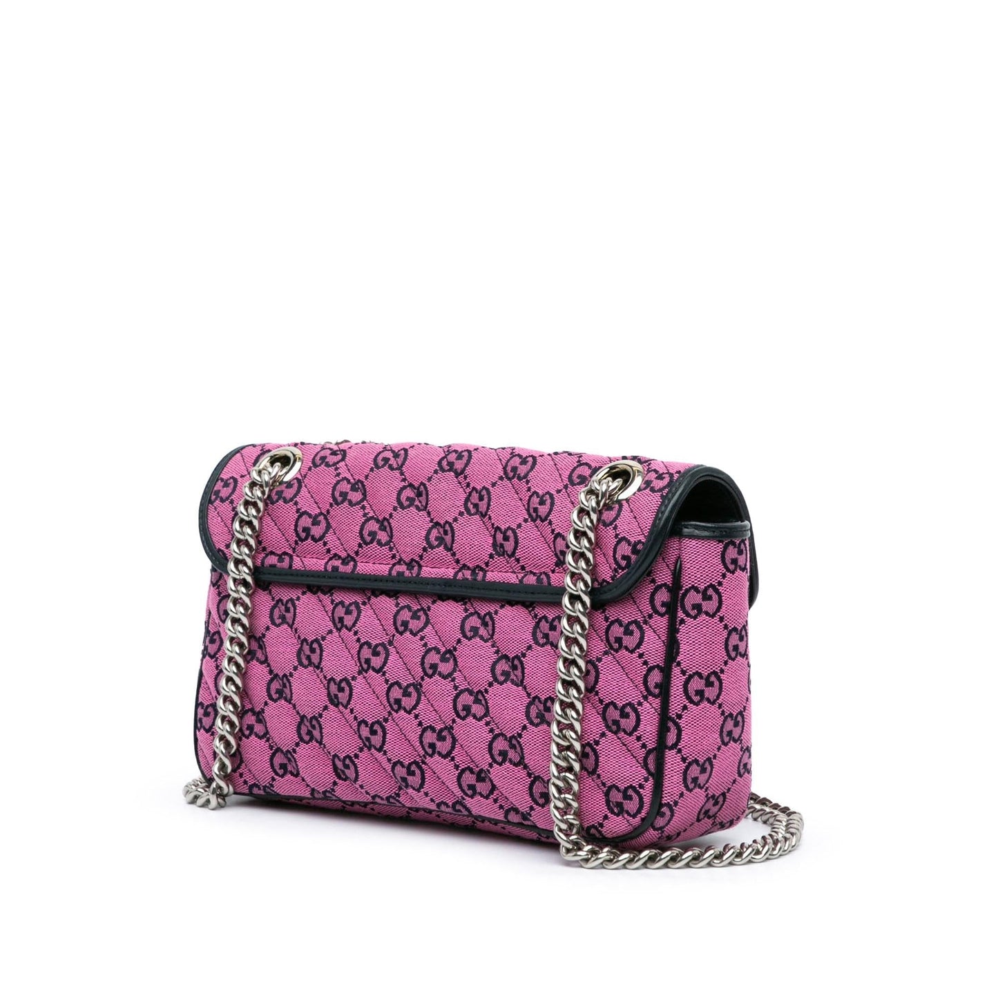 Gucci GG Marmont Canvas Calf Pink Small Crossbody Bag Marmont Crossbody