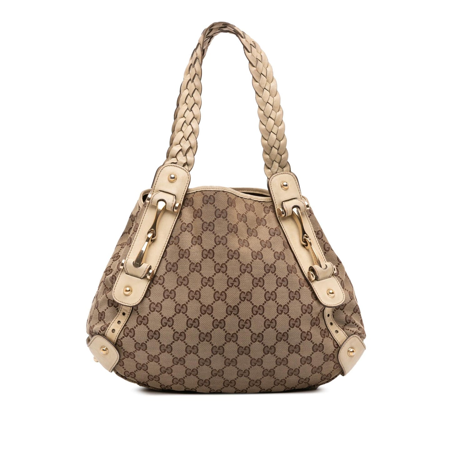 Gucci GG Horsebit Pelham Canvas Small Shoulder Bag