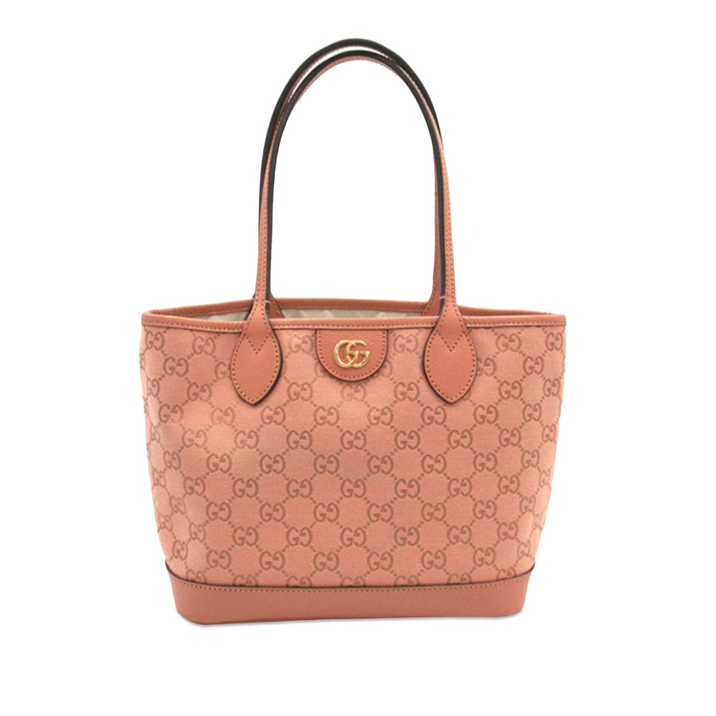Gucci GG Ophidia SHG-HV5ODC Canvas Pink Small Tote Bag