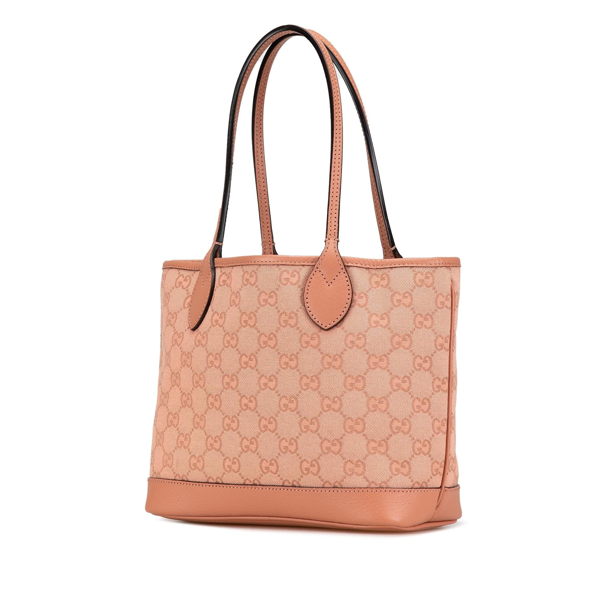 Gucci GG Ophidia Canvas Pink Small Tote Bag Ophidia Tote