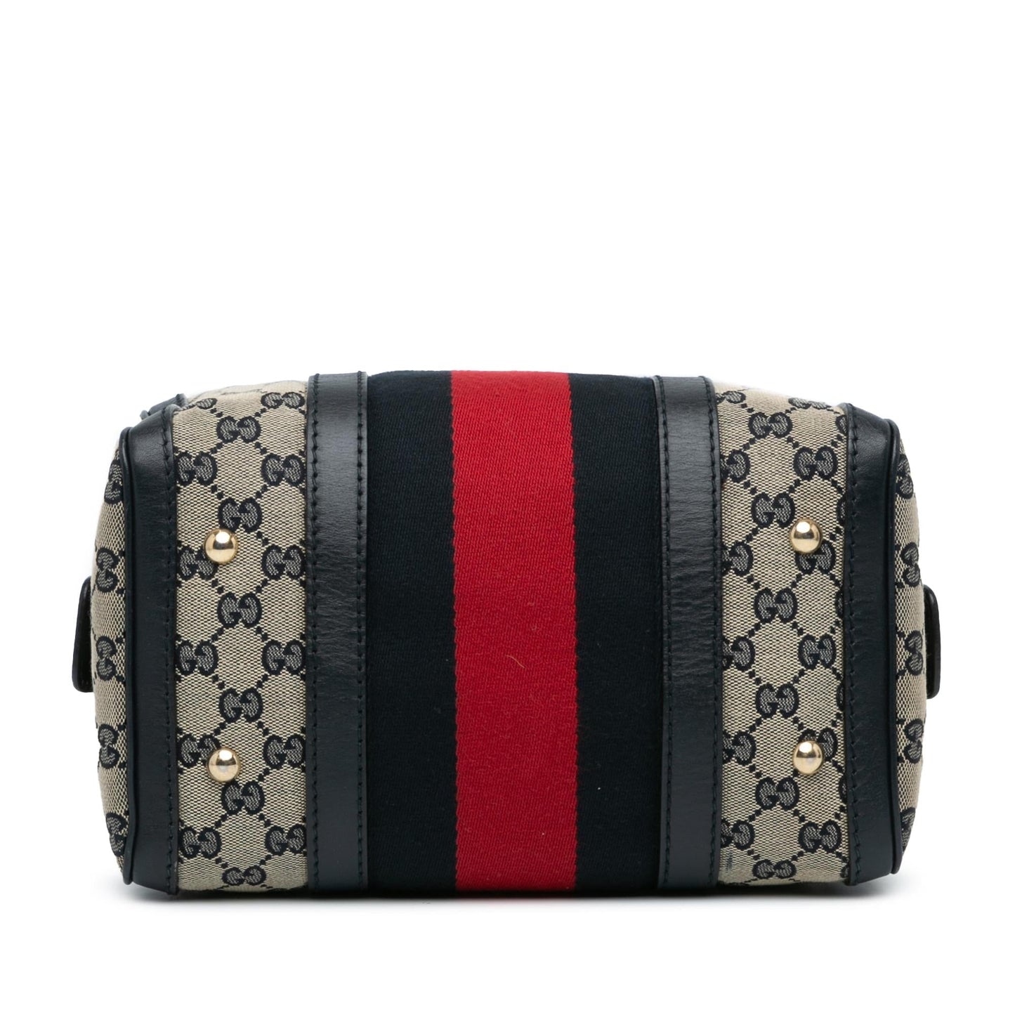 Gucci GG Web Joy SHG-a9RrN8 Canvas Brown Small Satchel Bag