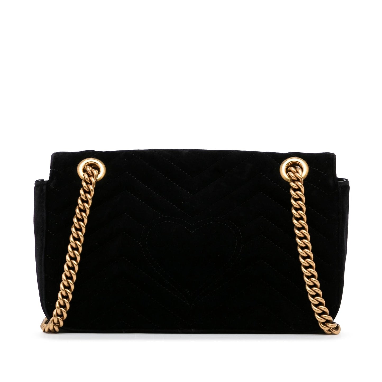 Gucci GG Marmont SHG-UKnsD6 Matelasse Black Small Crossbody Bag
