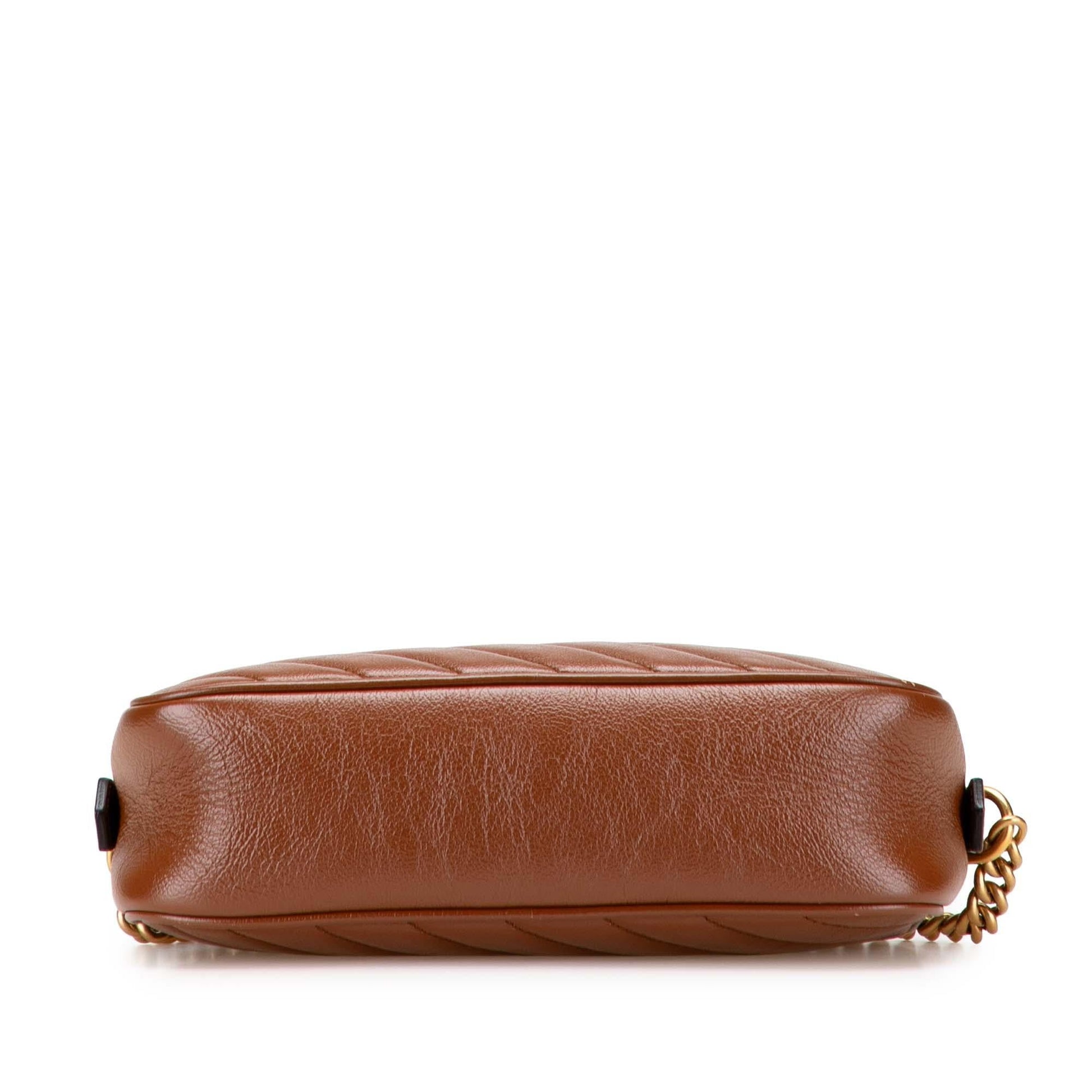 Gucci GG Marmont Matelasse Leather Small Crossbody Bag