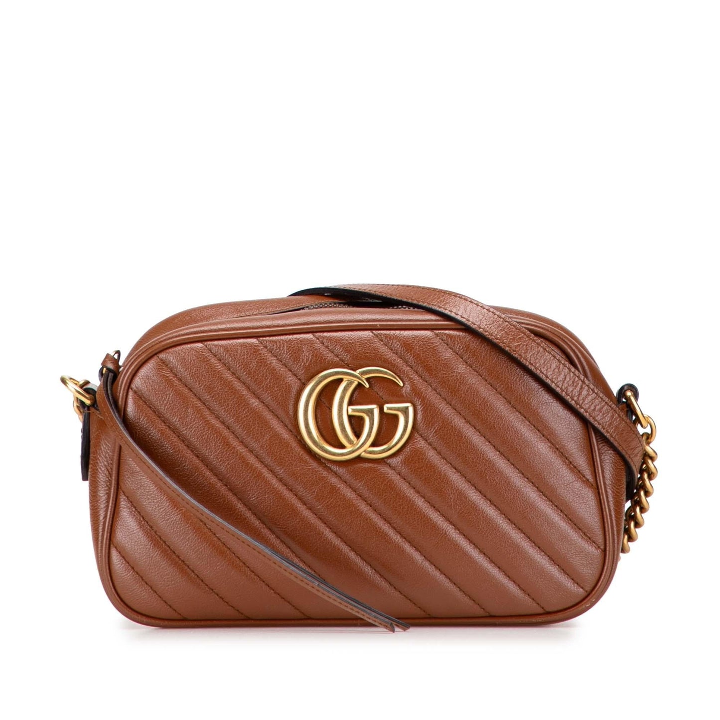 Gucci GG Marmont Matelasse Leather Small Crossbody Bag