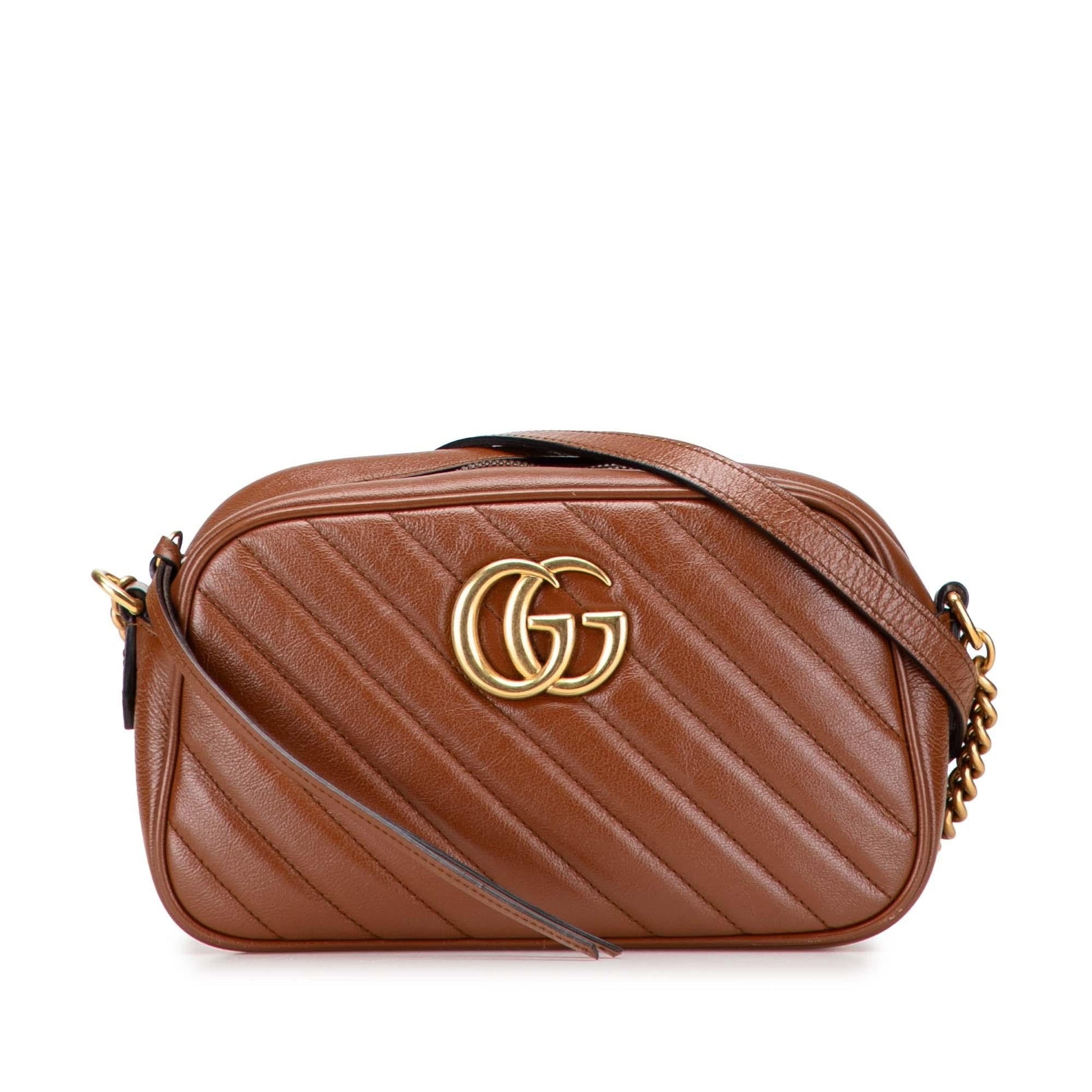 Gucci GG Marmont Matelasse Leather Small Crossbody Bag
