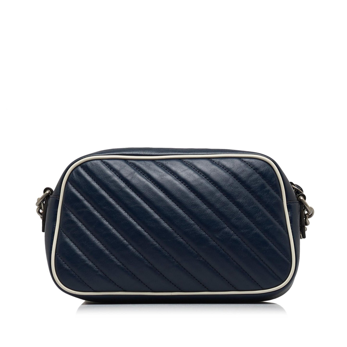 Gucci GG Marmont Torchon SHG-2eFBEB Calf Blue Small Crossbody Bag