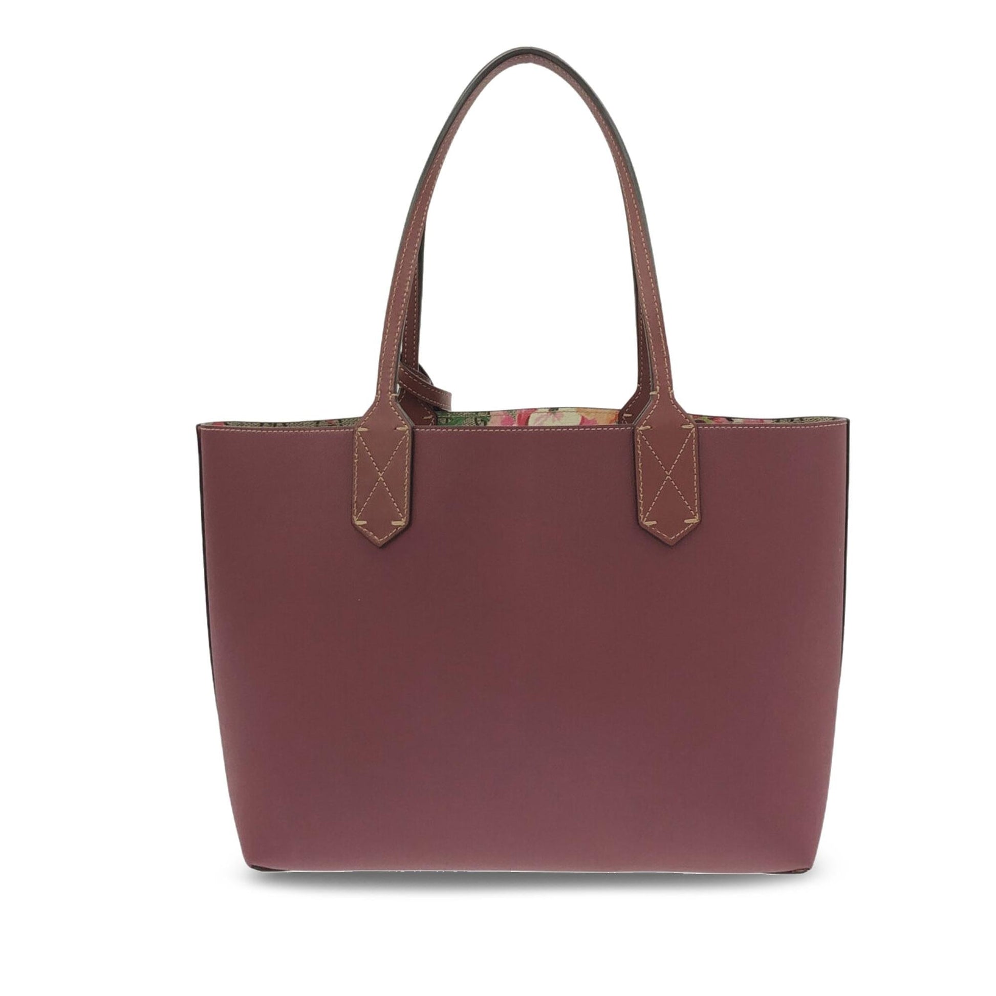 Gucci GG Supreme Blooms Reversible SHG-Ymtx7q Canvas Brown Small Tote Bag