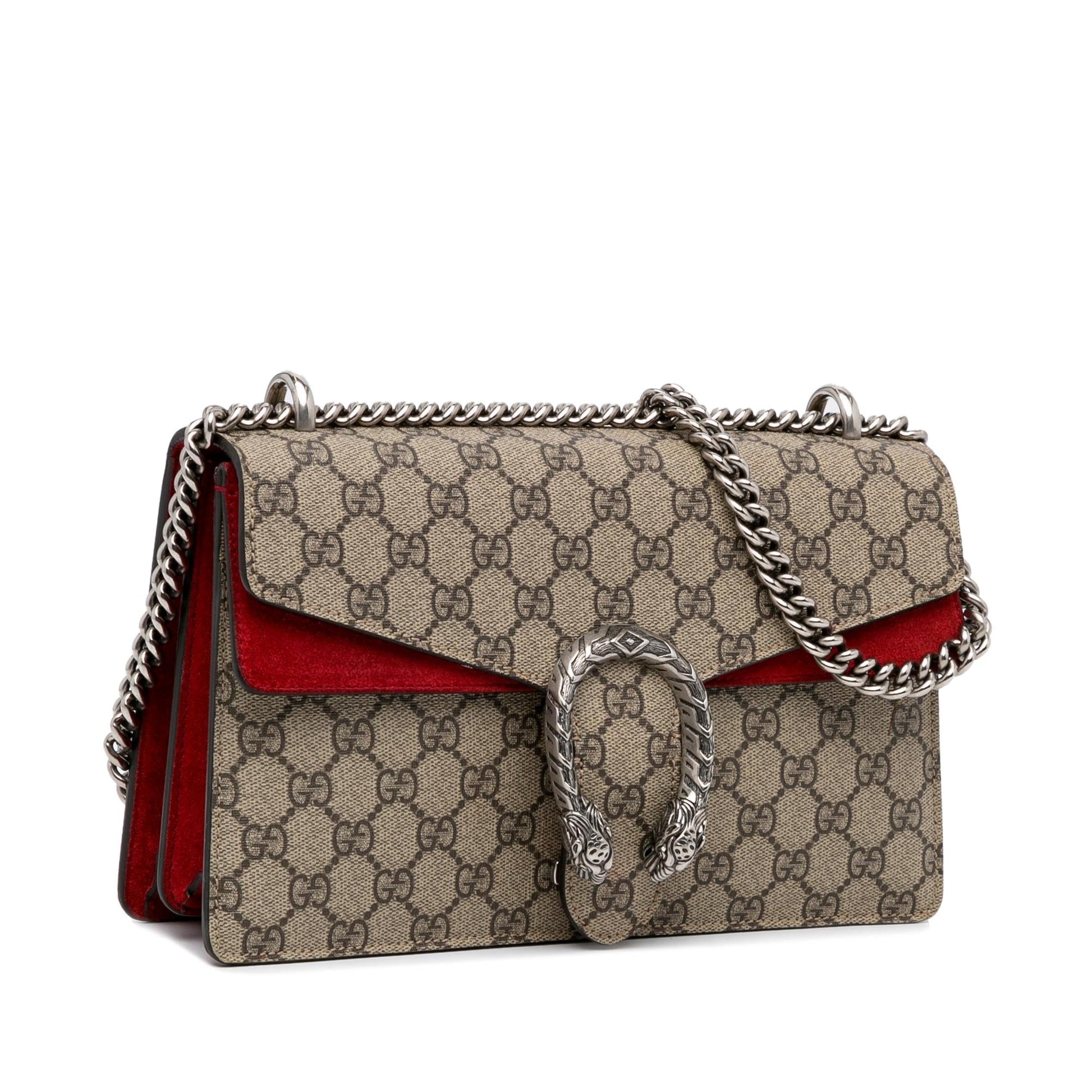 Gucci GG Supreme Dionysus SHG-v7SDj4 Canvas Brown Small Shoulder Bag