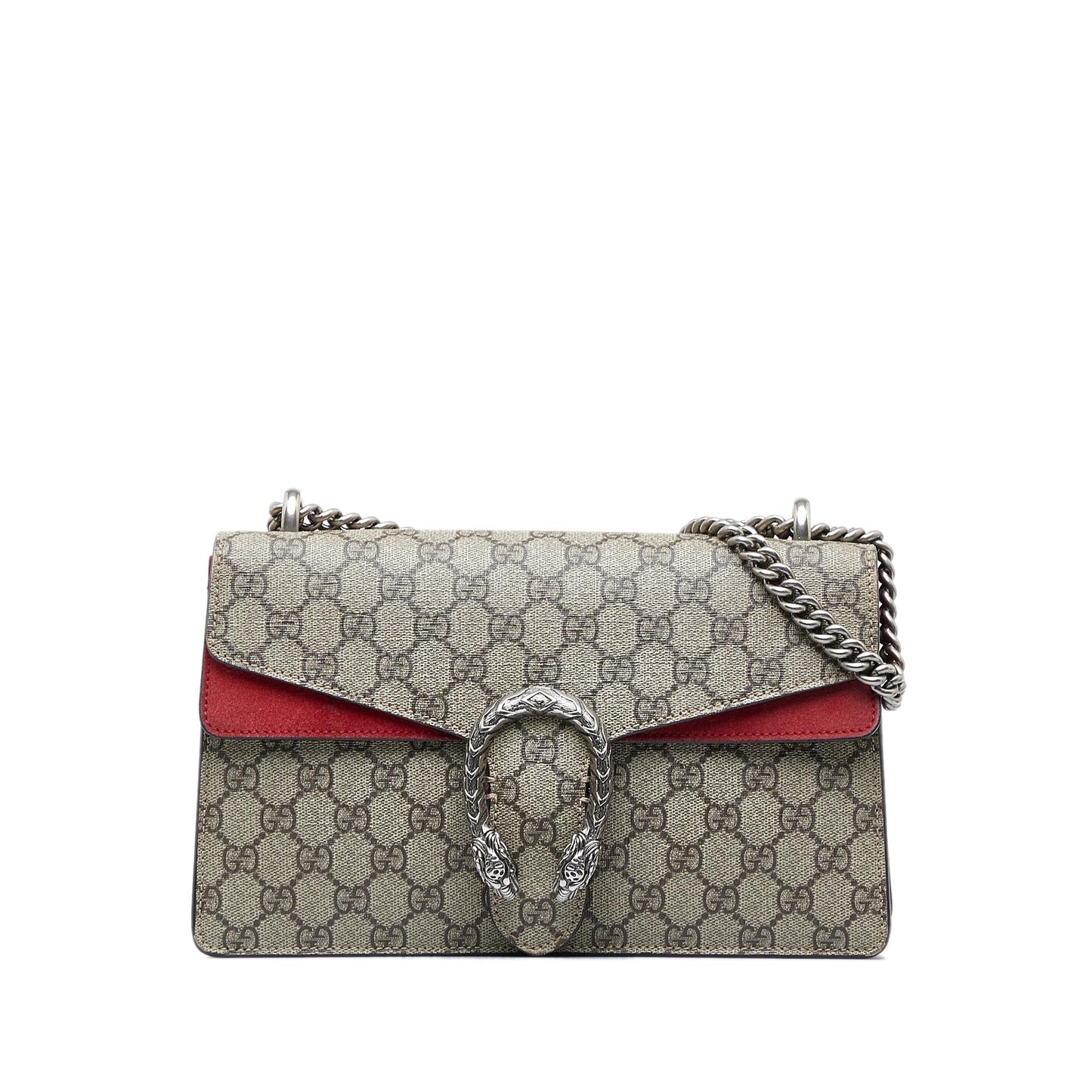 Gucci GG Supreme Dionysus SHG-Du65oF Canvas Brown Small Shoulder Bag