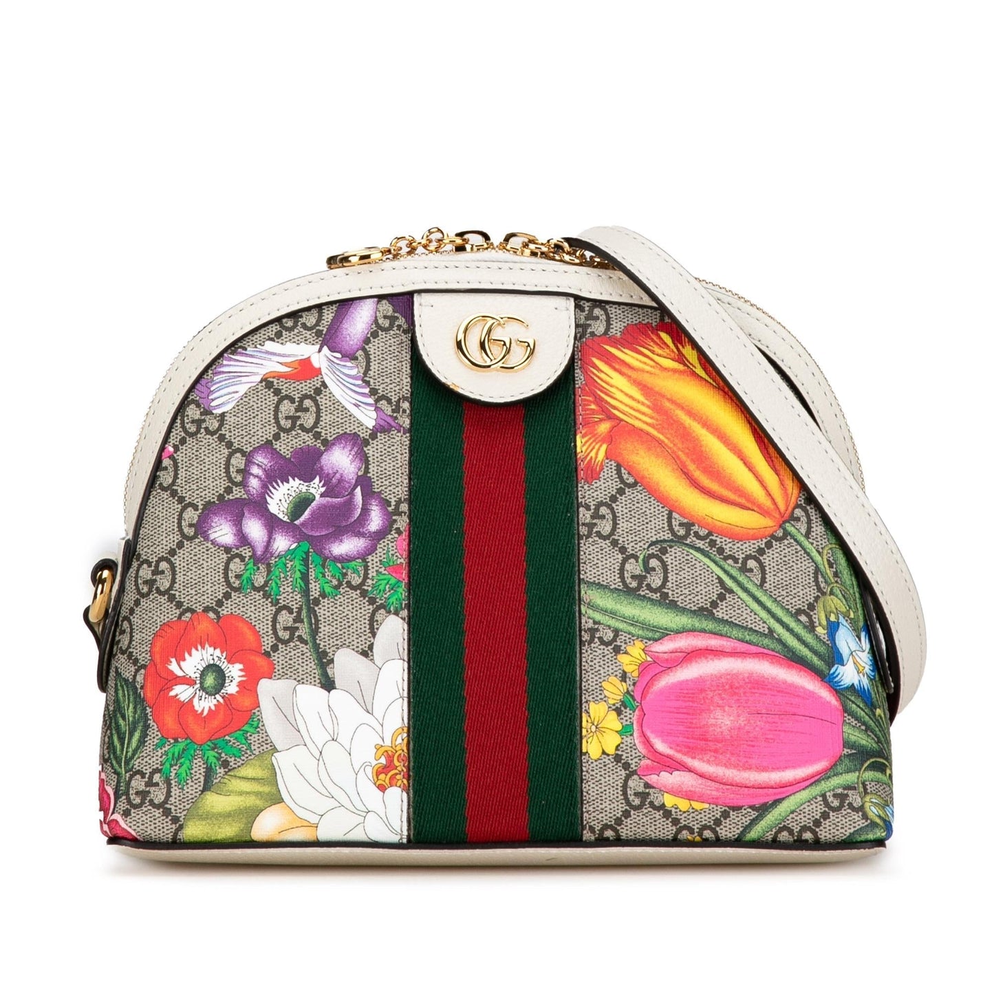 Gucci Supreme Flora Ophidia Dome Shg Sk0Zuo Crossbody Small Crossbody Bag