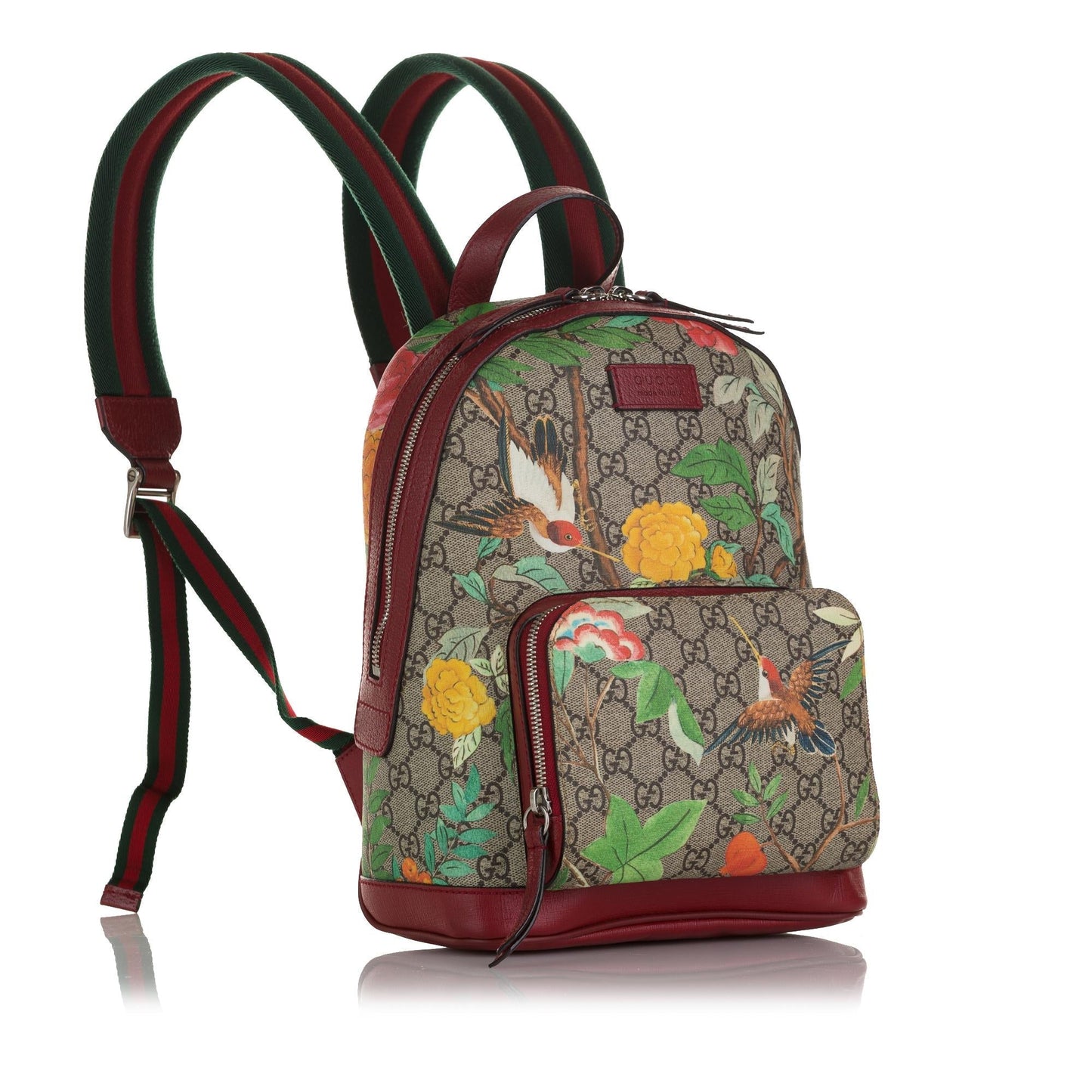 Gucci GG Supreme Tian Backpack SHG-Qo8NCn Canvas Brown Small