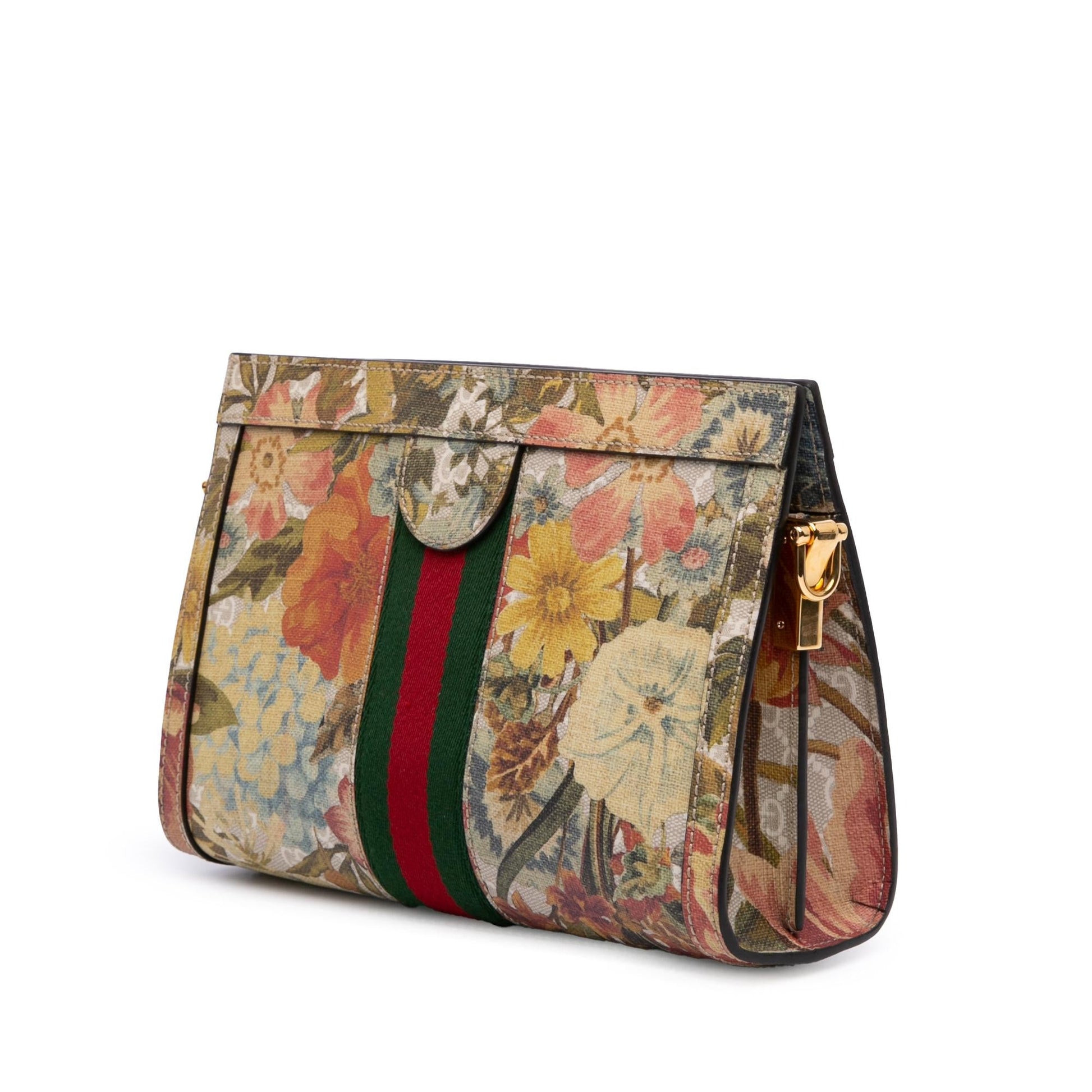 Gucci GG Supreme Water Flora Ophidia Small Chain Travel Bag