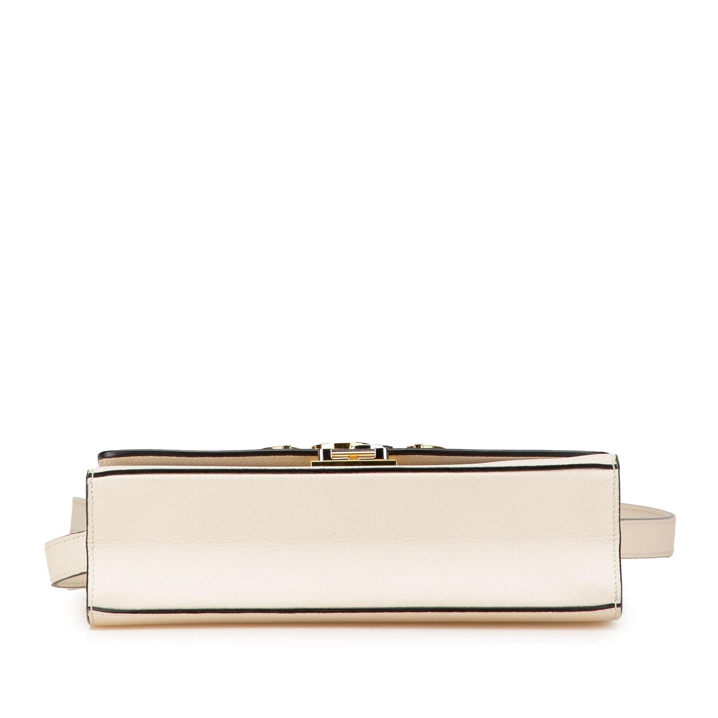 Gucci Grainy Zumi Flap Calf Calfskin White Small Crossbody Bag Flap Crossbody