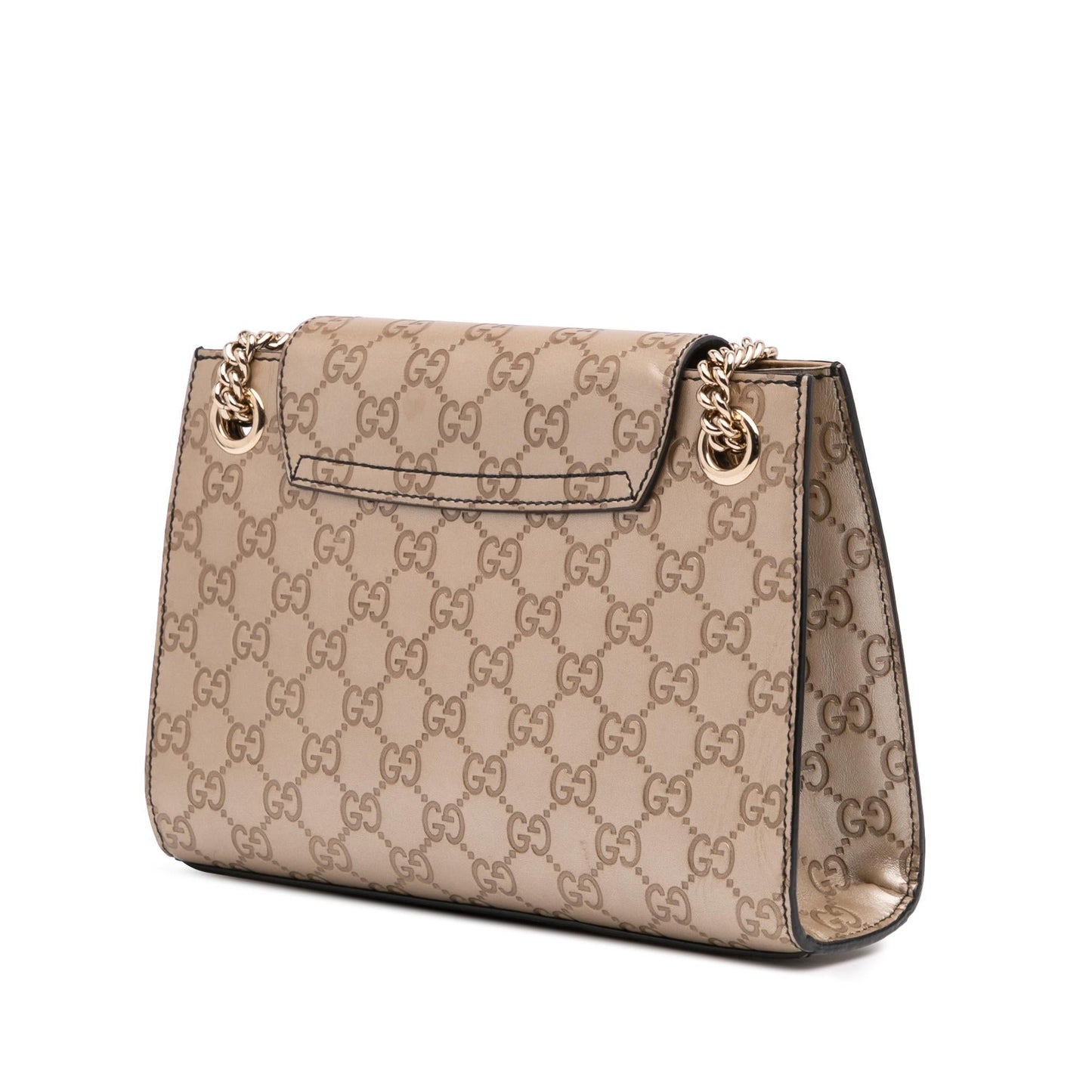 Gucci Guccissima Emily Calf Gold Small Shoulder Bag