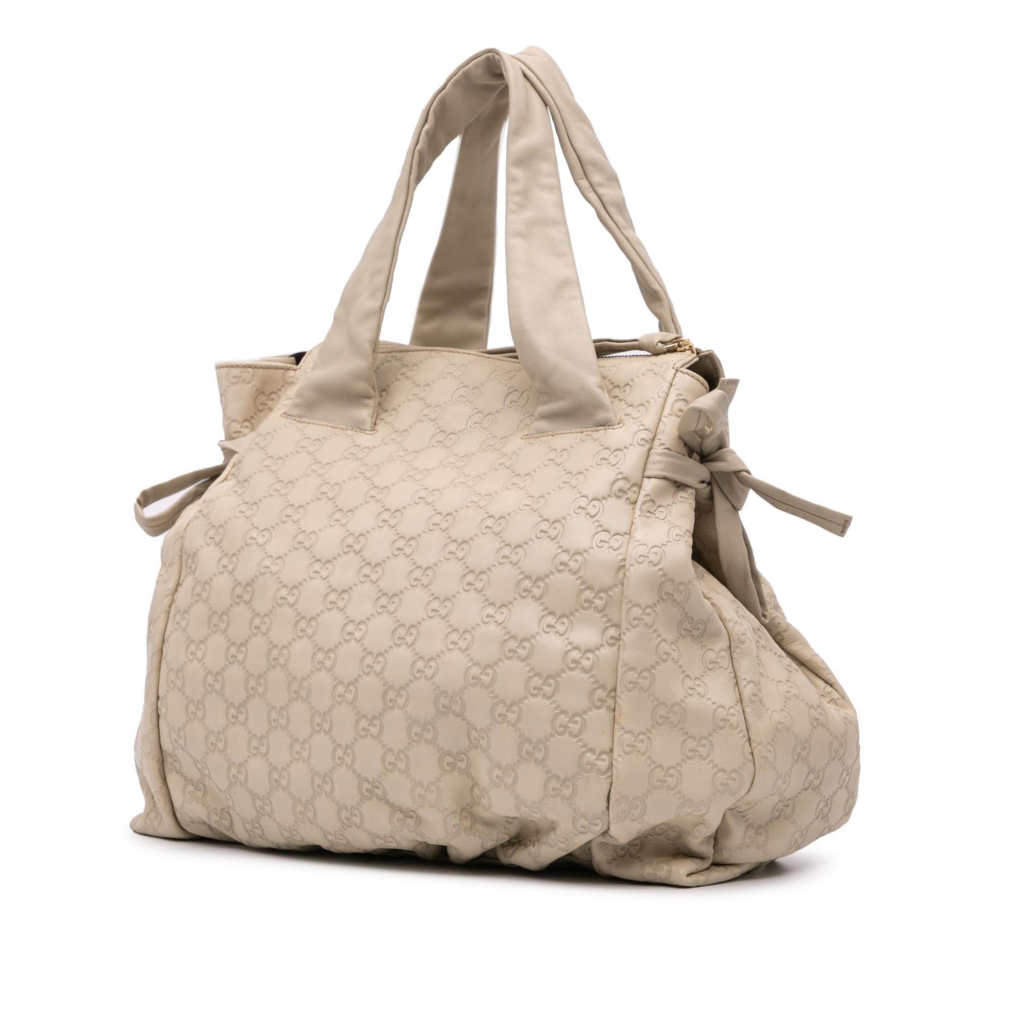 Gucci Guccissima Hysteria Calf Brown Small Satchel Bag Handbag 1