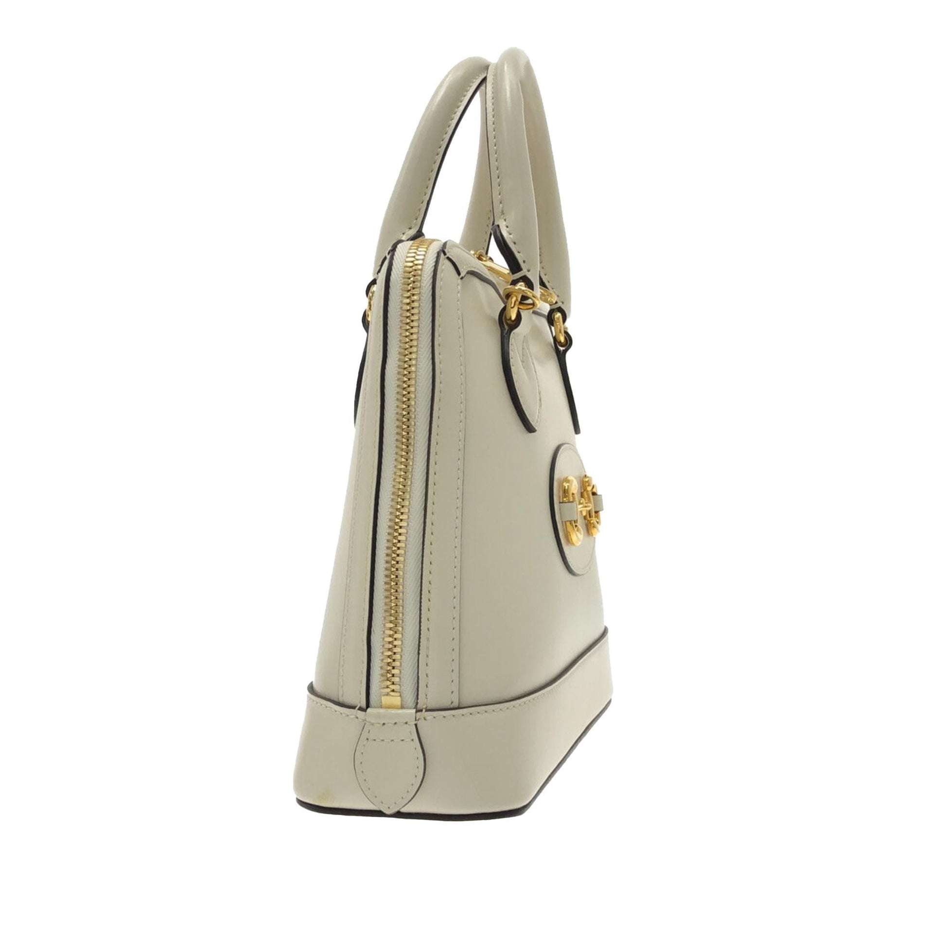 Gucci Horsebit SHG-U1njah Calf White Small Satchel Bag