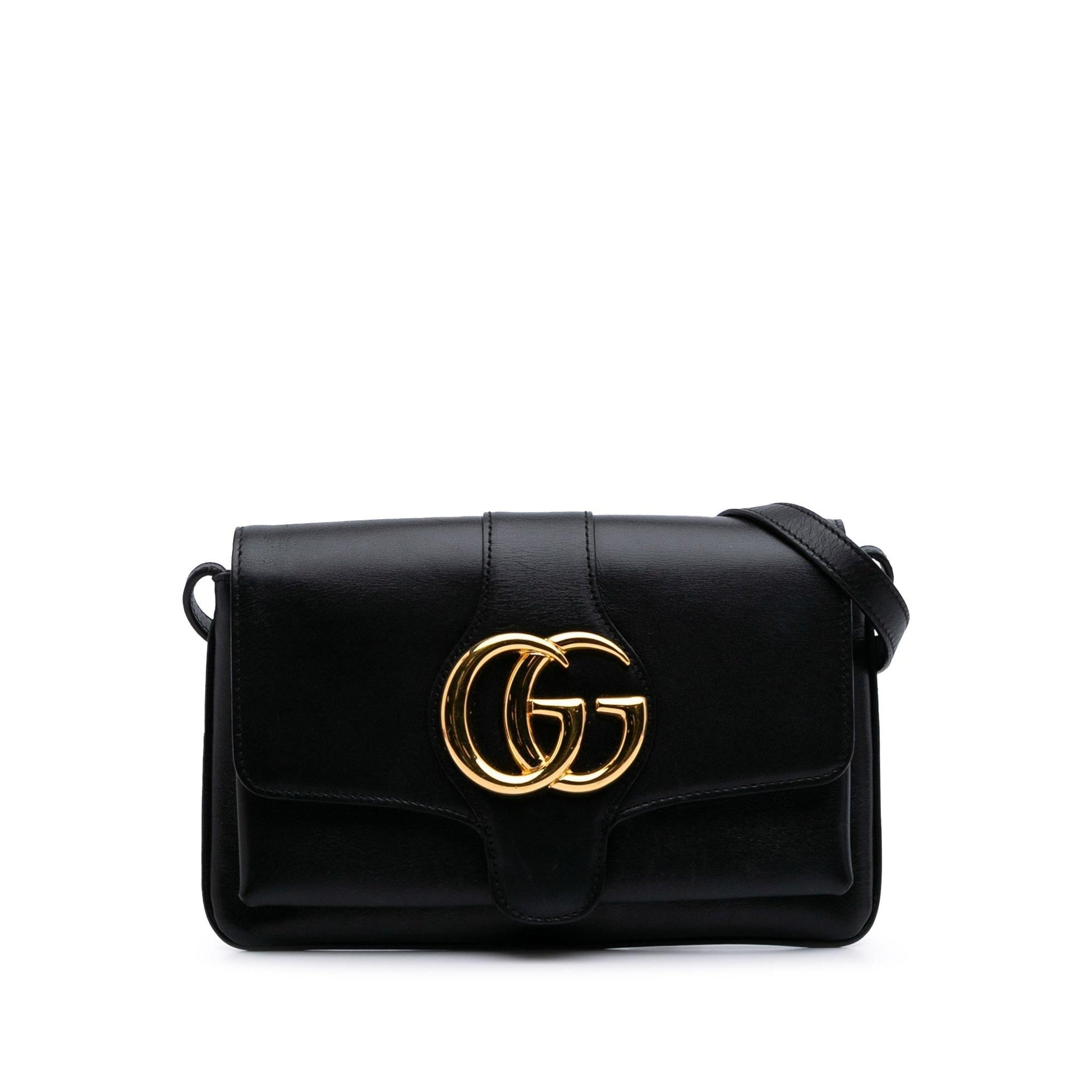 Gucci Arli Leather Calf Black Small Crossbody Bag Crossbody 1