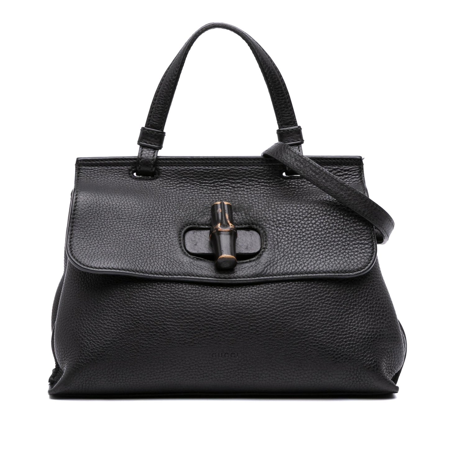 Gucci Bamboo Daily Leather Small Travel Bag Satchel 4