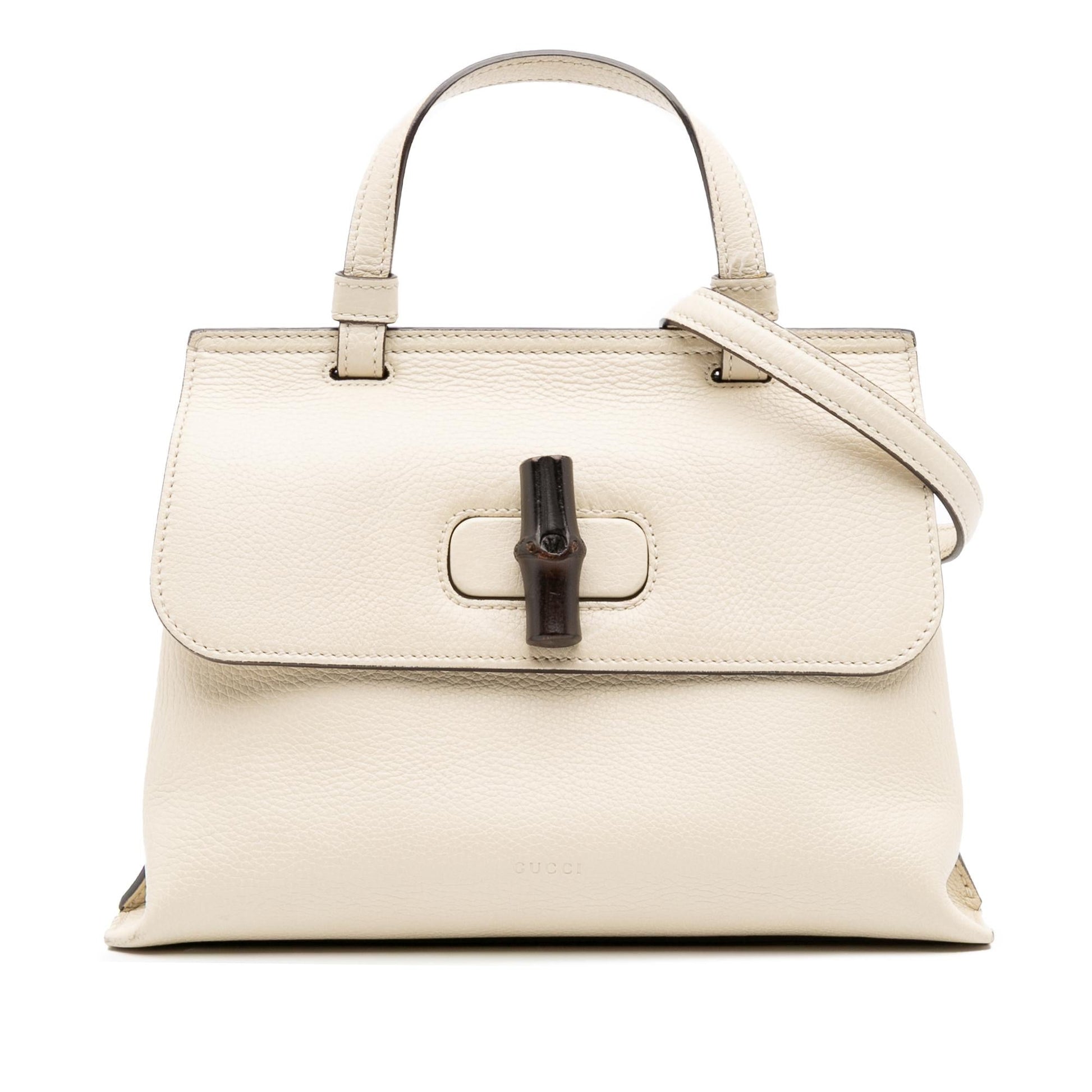 Gucci Bamboo Daily Leather Small Travel Bag Satchel 5
