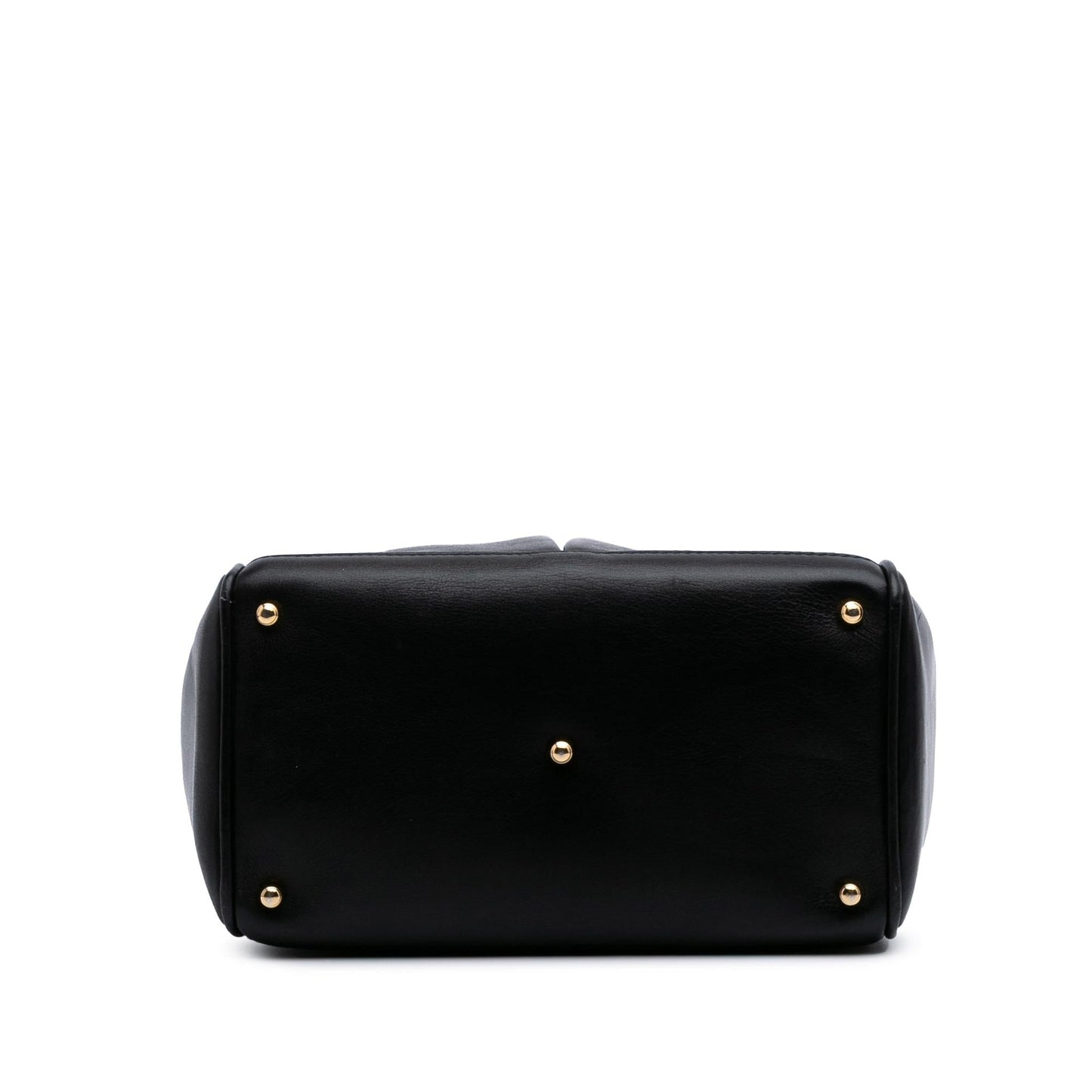 Gucci Bamboo Leather Calf Black Small Satchel Bag Satchel 1