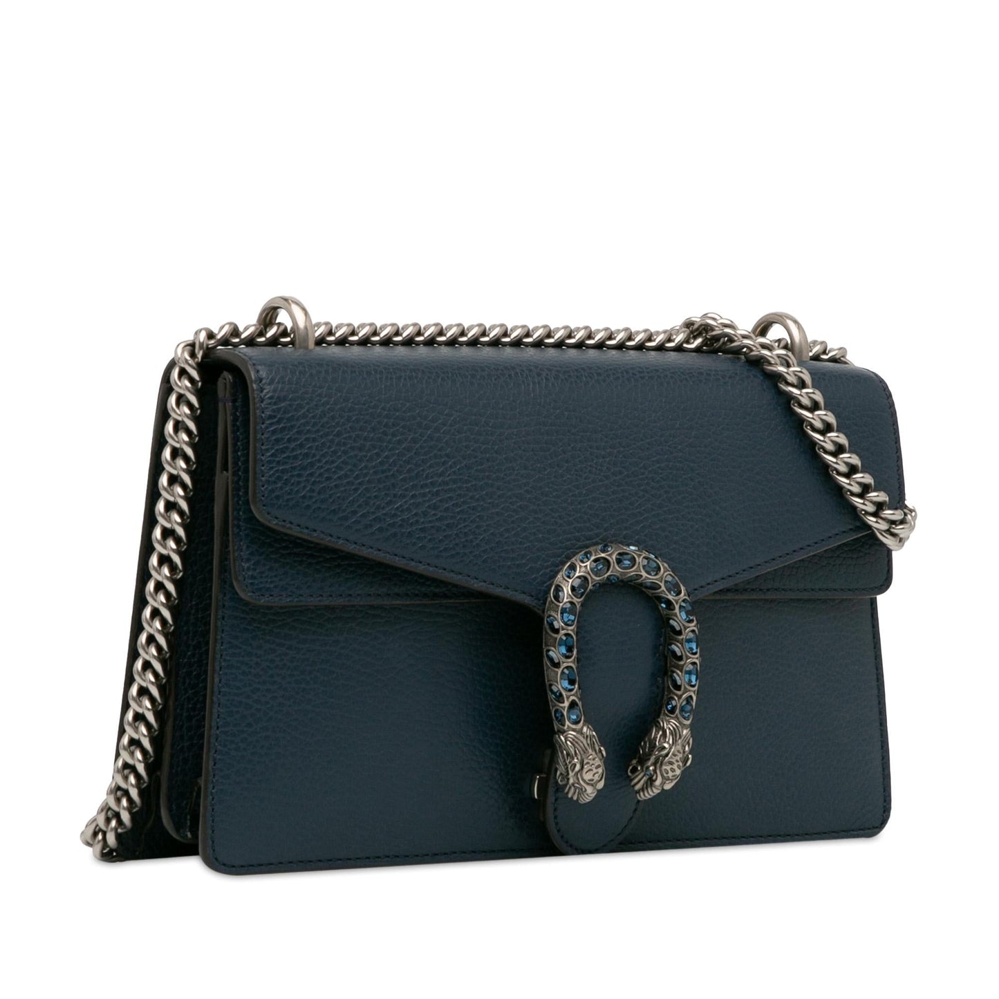 Gucci Dionysus SHG-ZwKYyi Leather Calf Blue Small Shoulder Bag