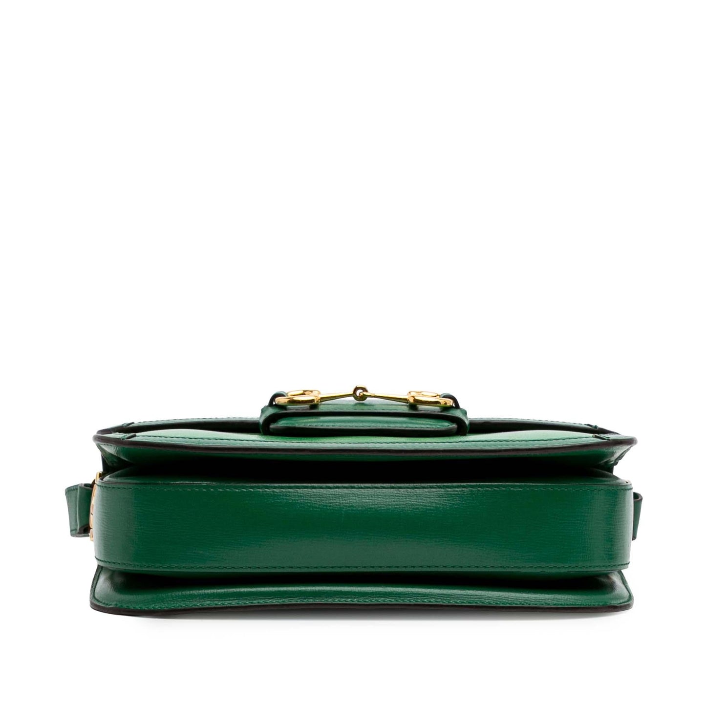 Gucci Horsebit Leather Canvas Green Small Shoulder Bag Bag 1