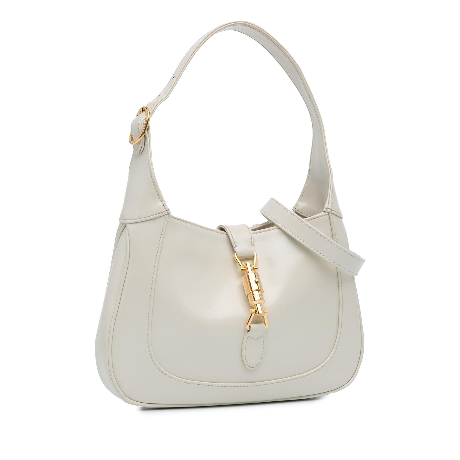 Gucci Jackie SHG-3I7DgS Leather Calf White Small Crossbody Bag