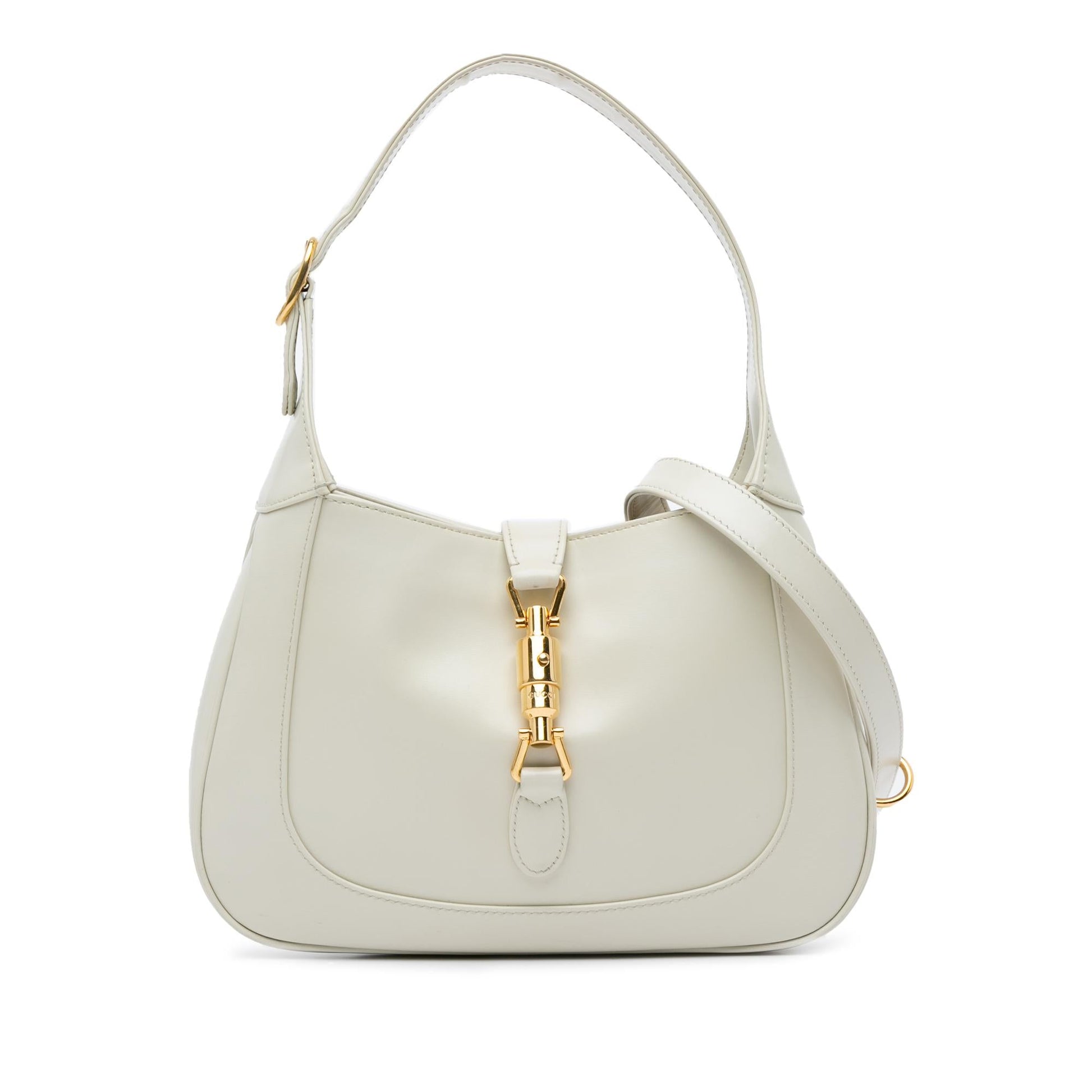 Gucci Jackie SHG-ACd9Uo Leather Calf White Small Crossbody Bag