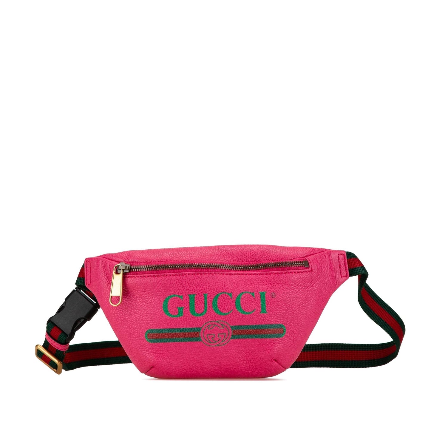 Gucci Logo Belt SHG-mG97QA Leather Calf Pink Small Accessory