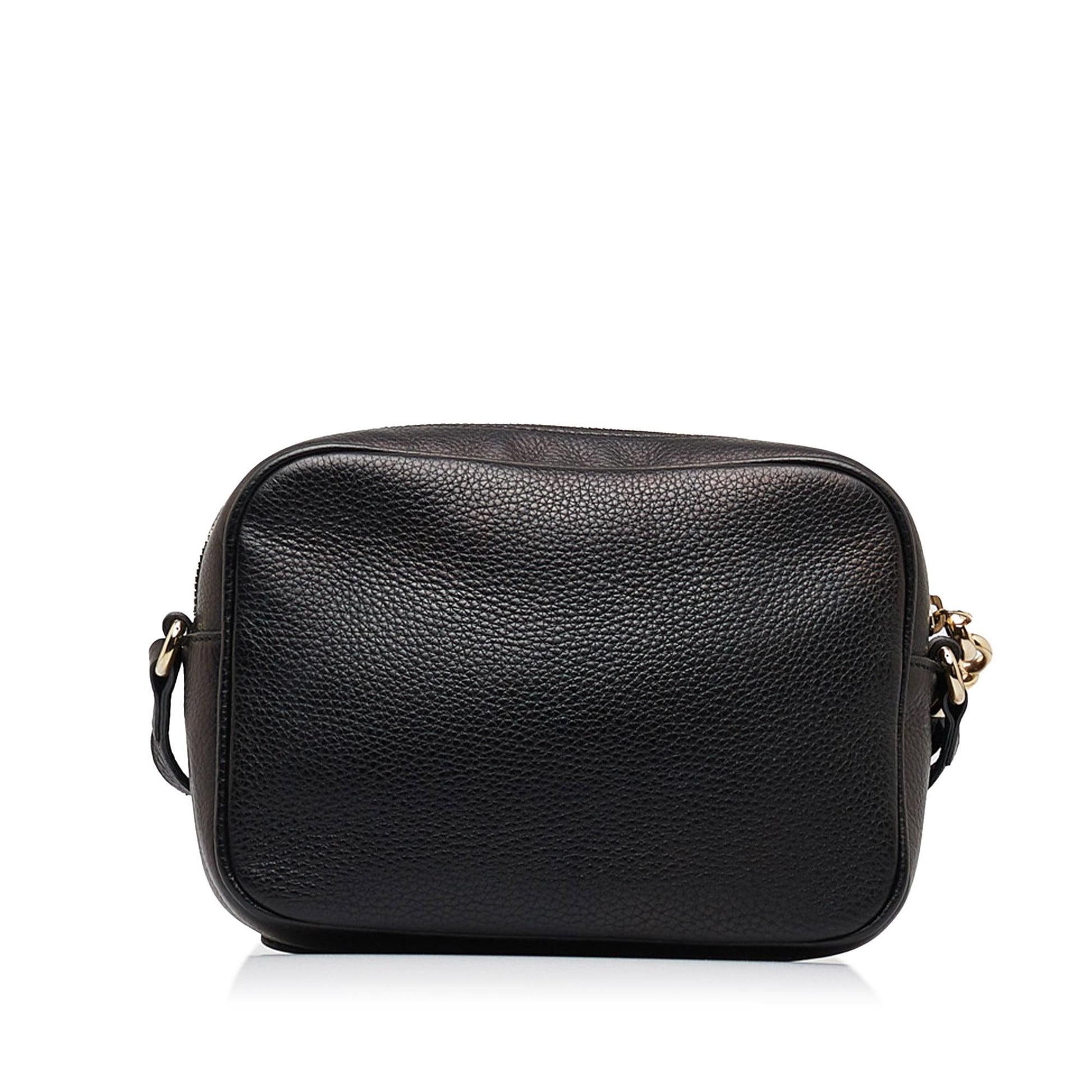 Gucci Soho Disco SHG-szoJZ4 Leather Calf Black Small Crossbody Bag