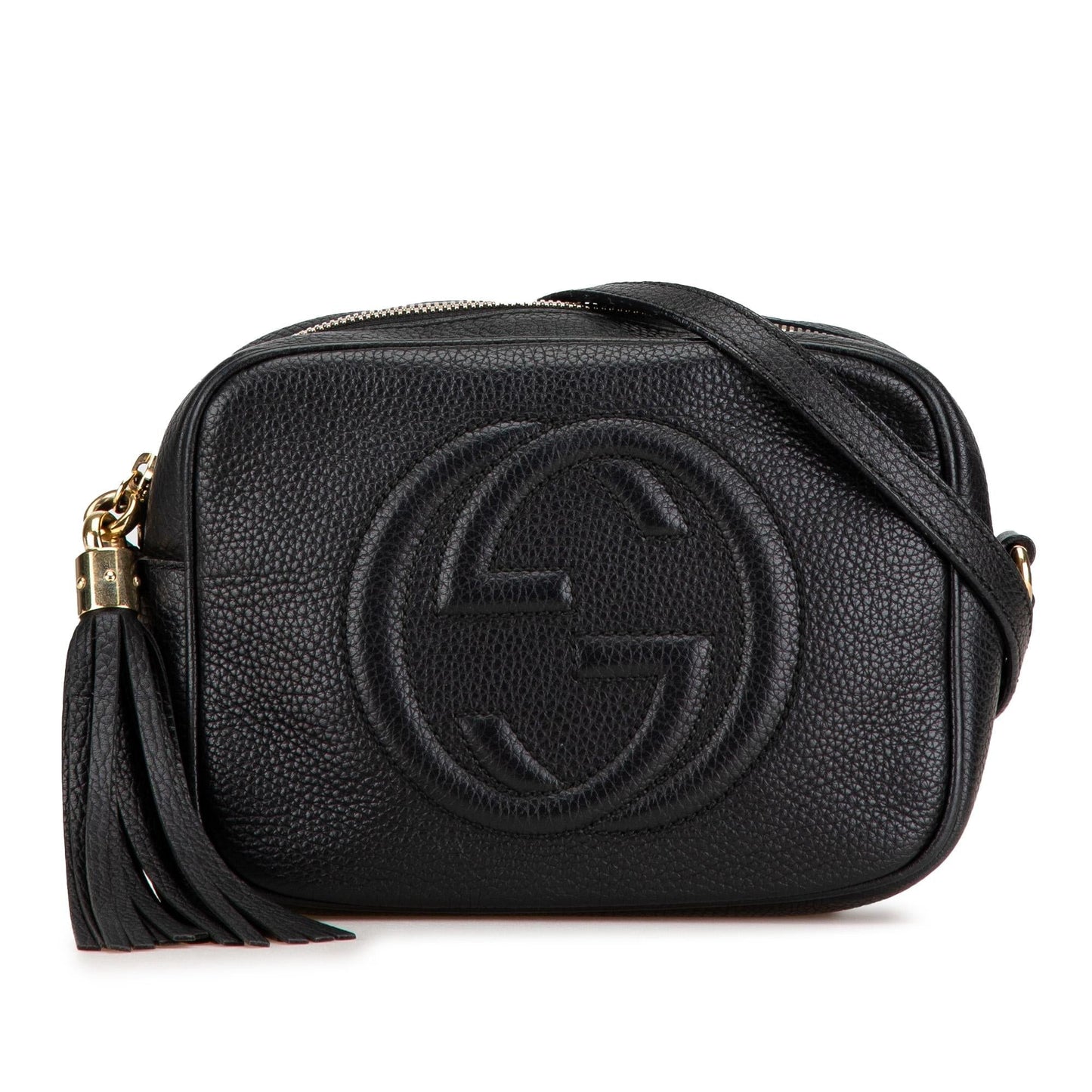 Gucci Soho Disco SHG-0G7pv2 Leather Calf Black Small Crossbody Bag