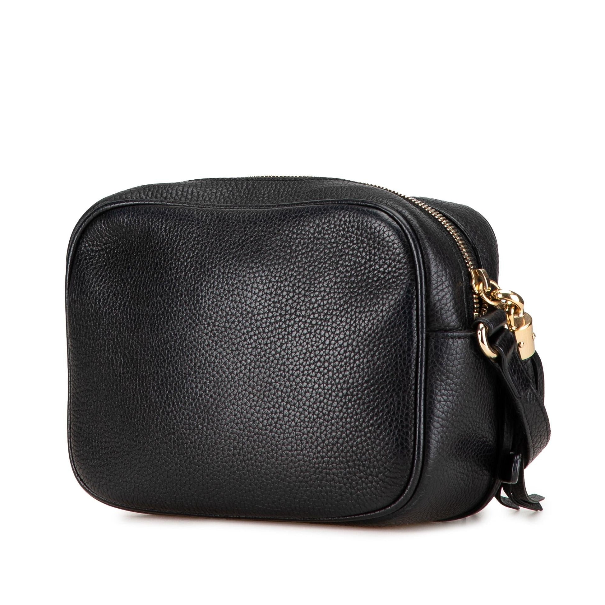 Gucci Soho Disco SHG-0G7pv2 Leather Calf Black Small Crossbody Bag