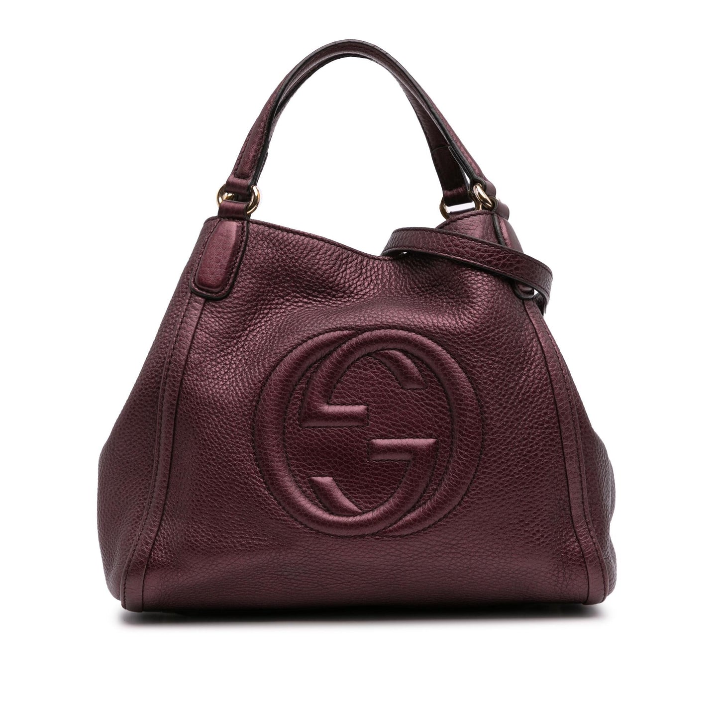 Gucci Soho Leather Calf Red Small Satchel Bag