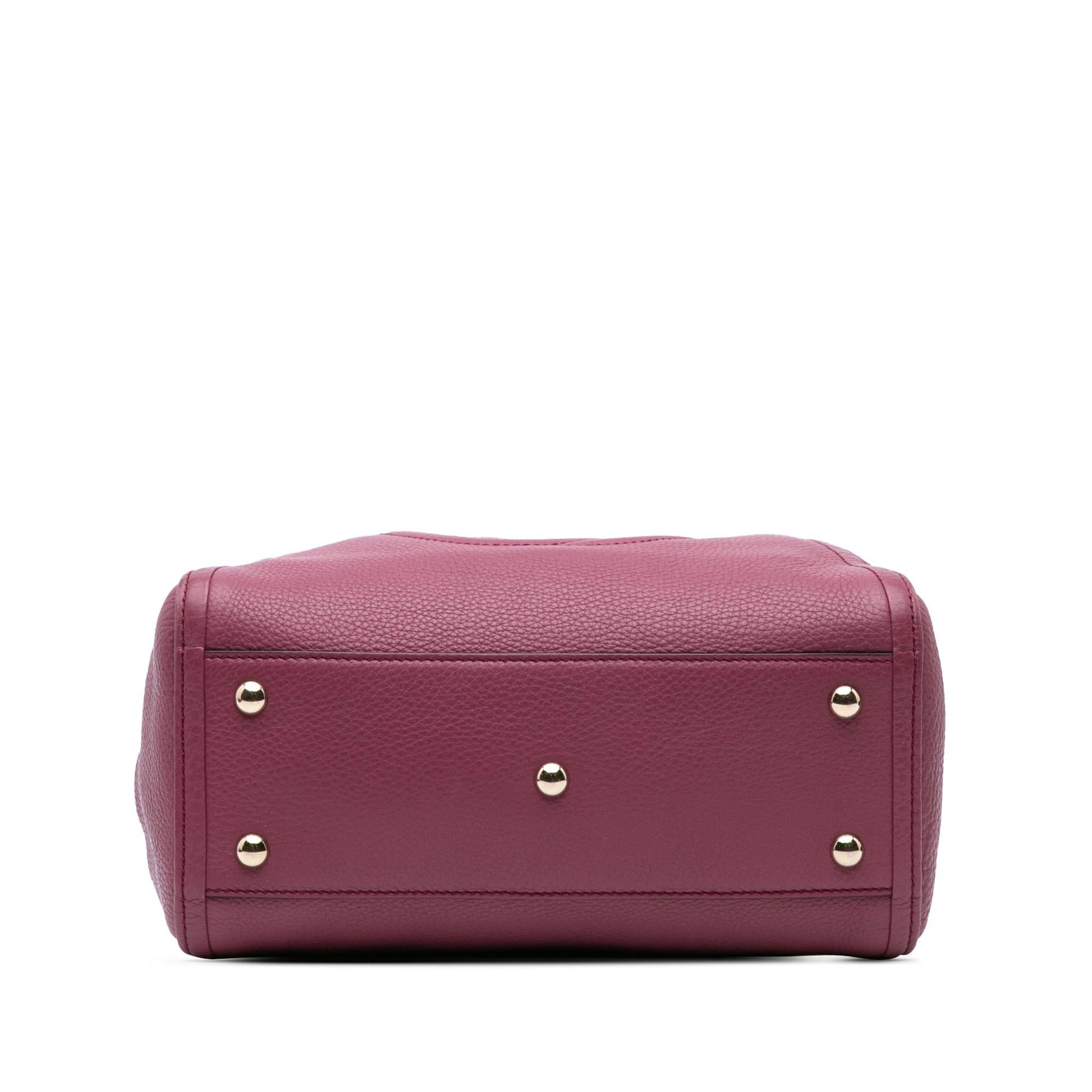 Gucci Soho Leather Calf Pink Small Satchel Bag