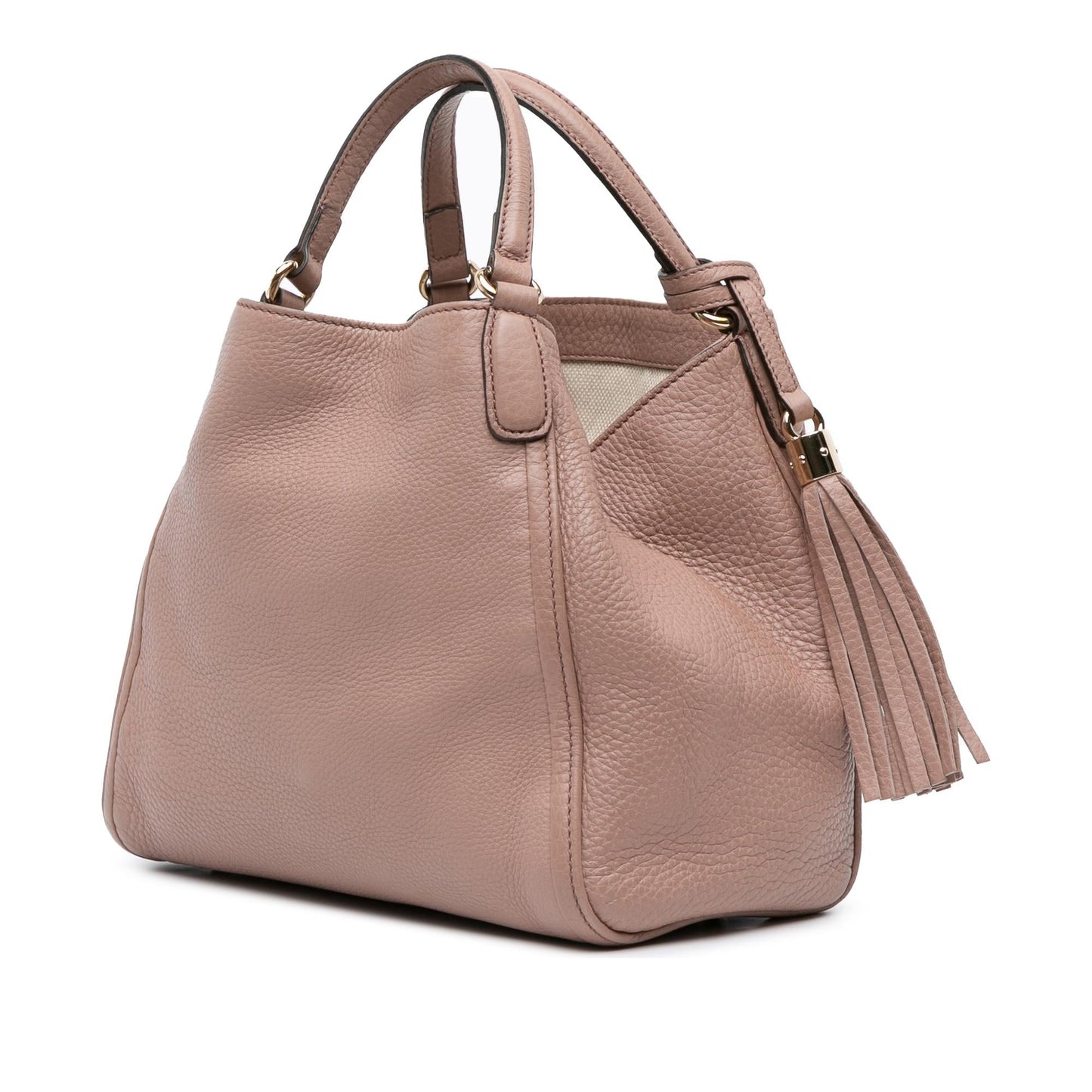 Gucci Soho Leather Calf Pink Small Satchel Bag Satchel 2