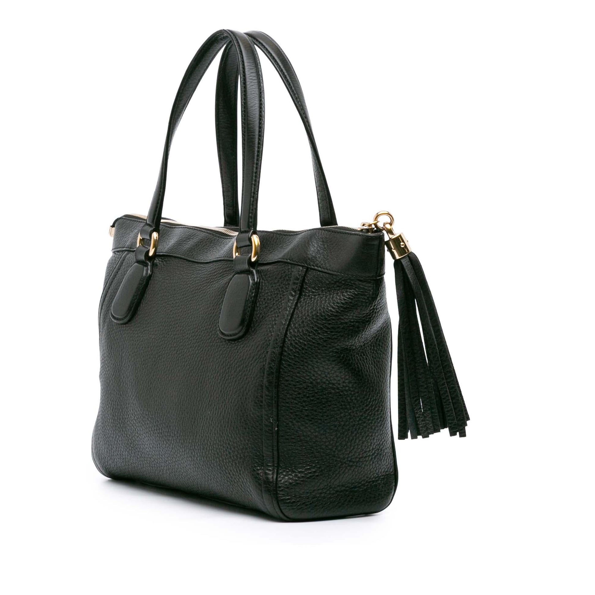 Gucci Soho Working Leather Small Tote Bag