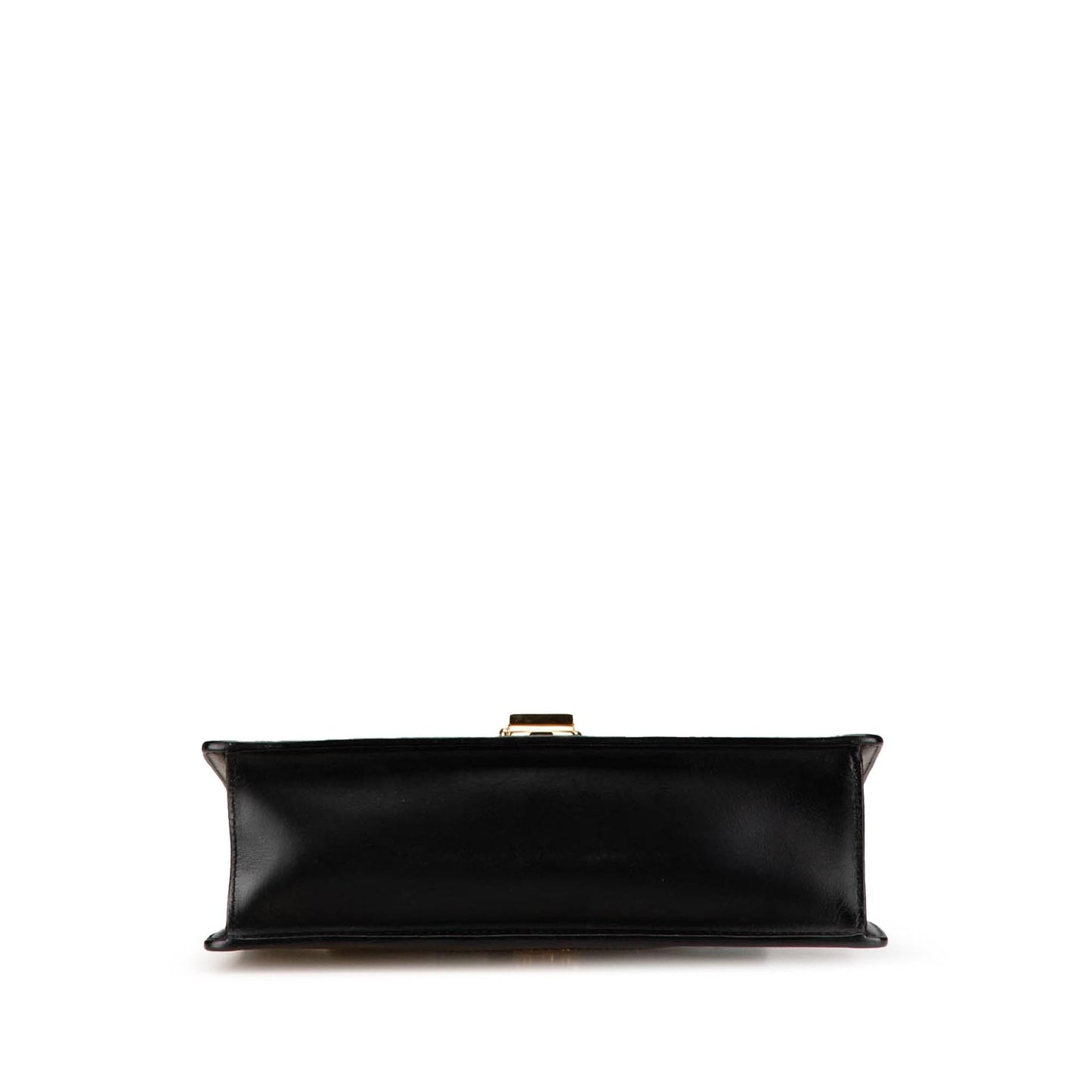 Gucci Sylvie Leather Calf Black Small Satchel Bag