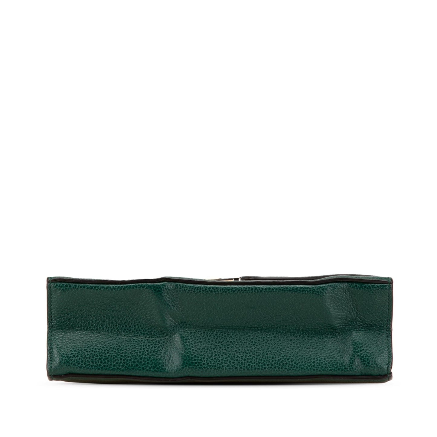Gucci Zumi Flap Leather Calf Green Small Crossbody Bag