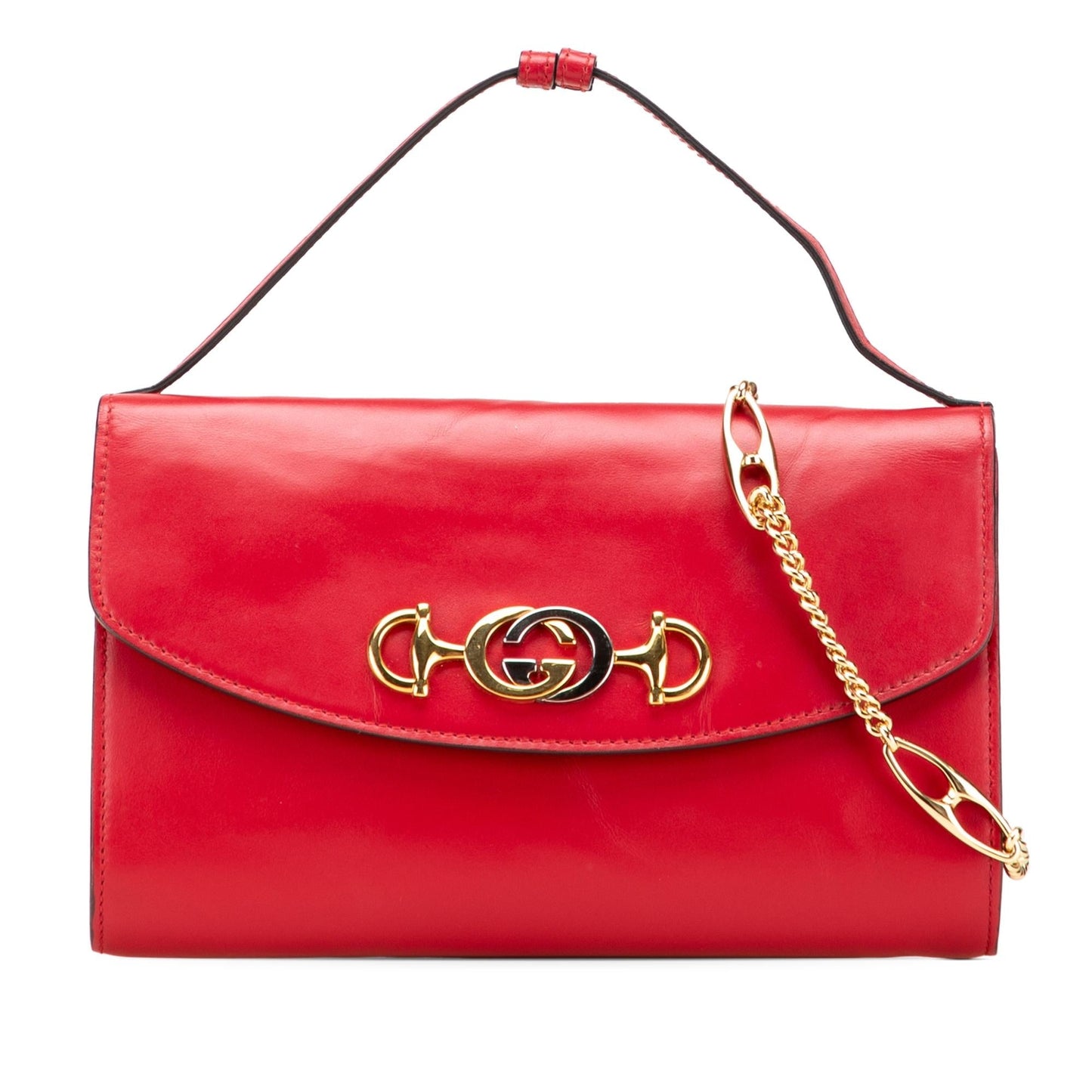 Gucci Zumi Leather Calf Red Small Satchel Bag Satchel 9